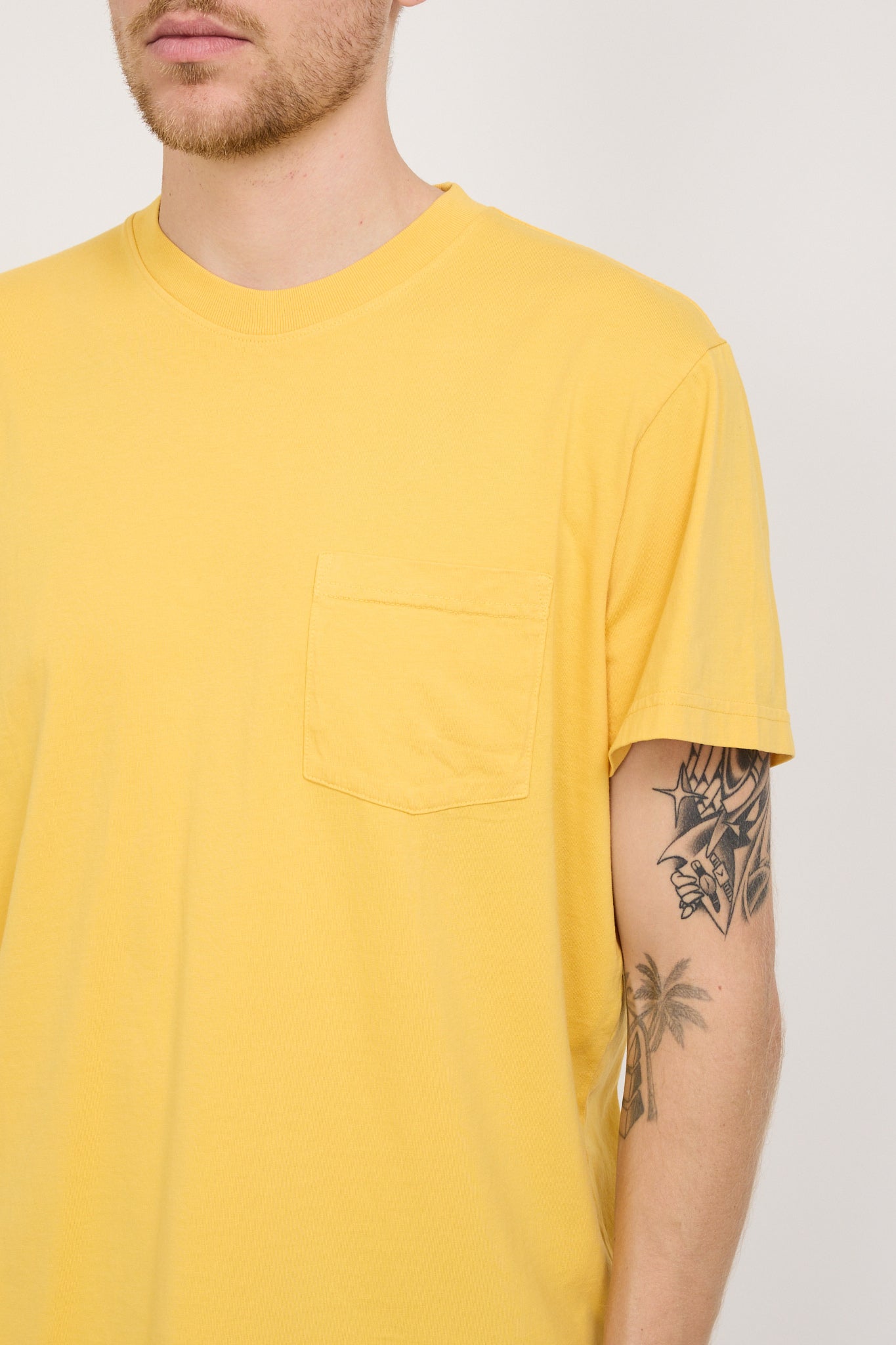 Battenwear | S/S Pocket Tee Mustard | Maplestore