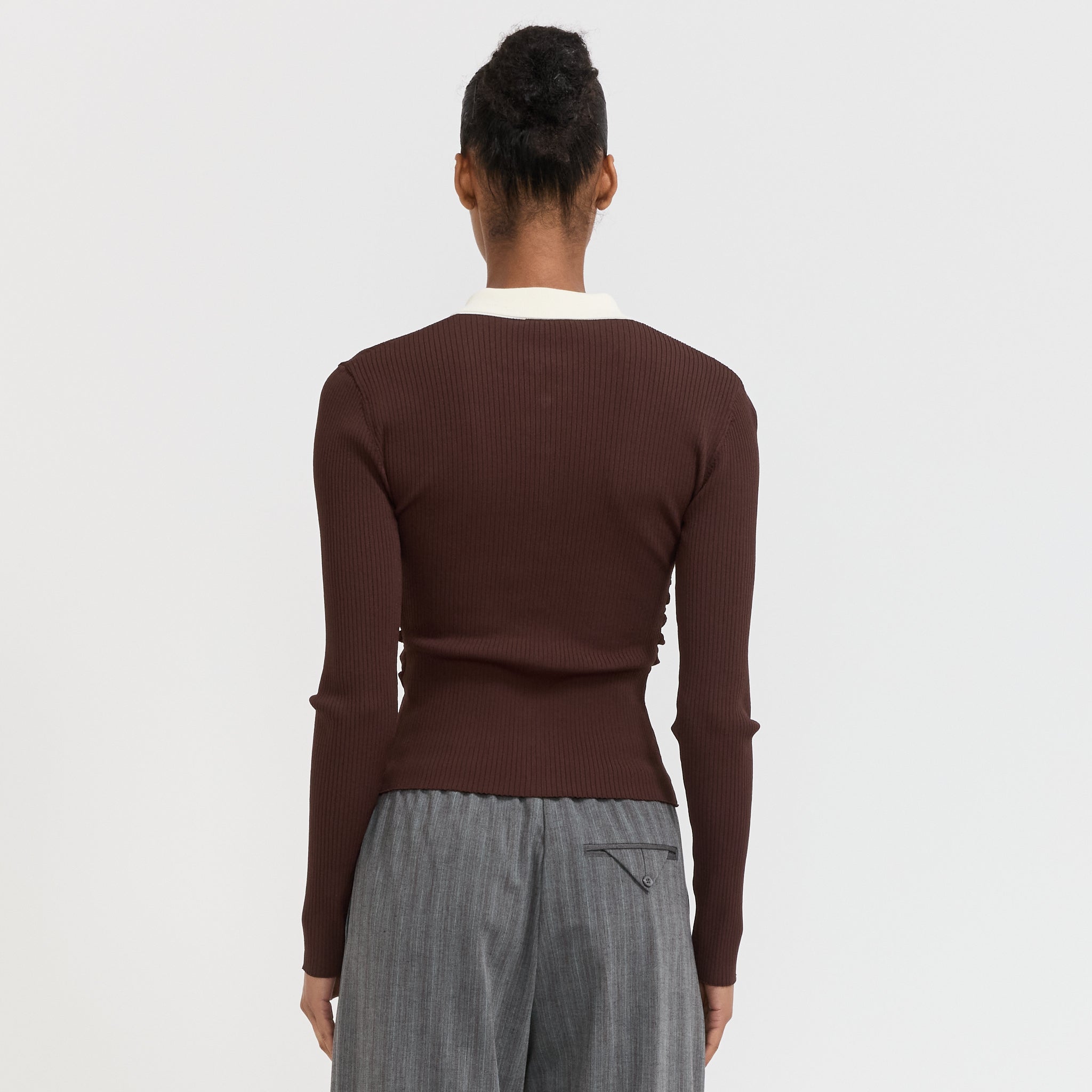 Baum Und Pferdgarten | Cianna Polo Cardigan Hot Fudge | Maplestore