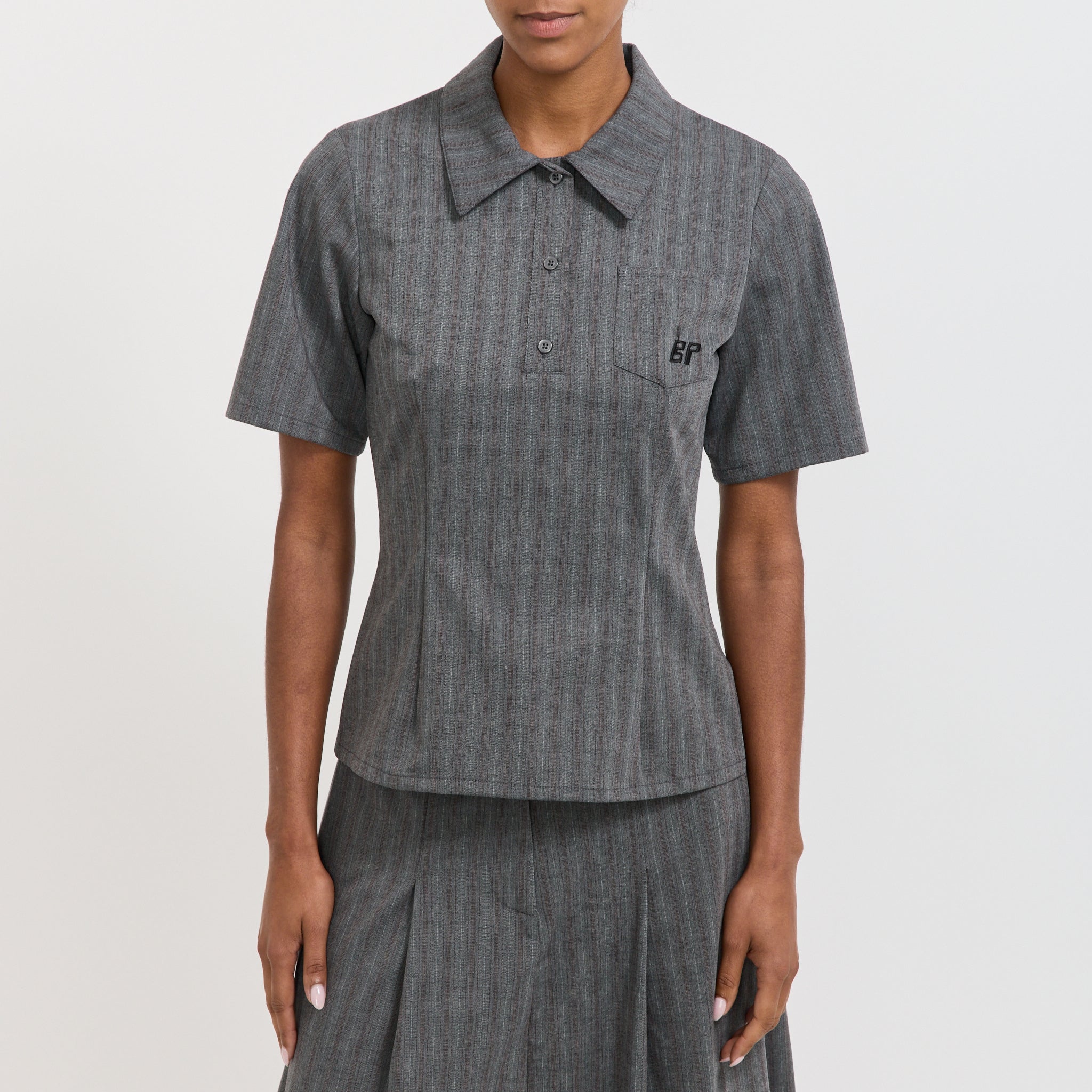 Baum Und Pferdgarten | Merida Shirt Grey Stripes | Maplestore