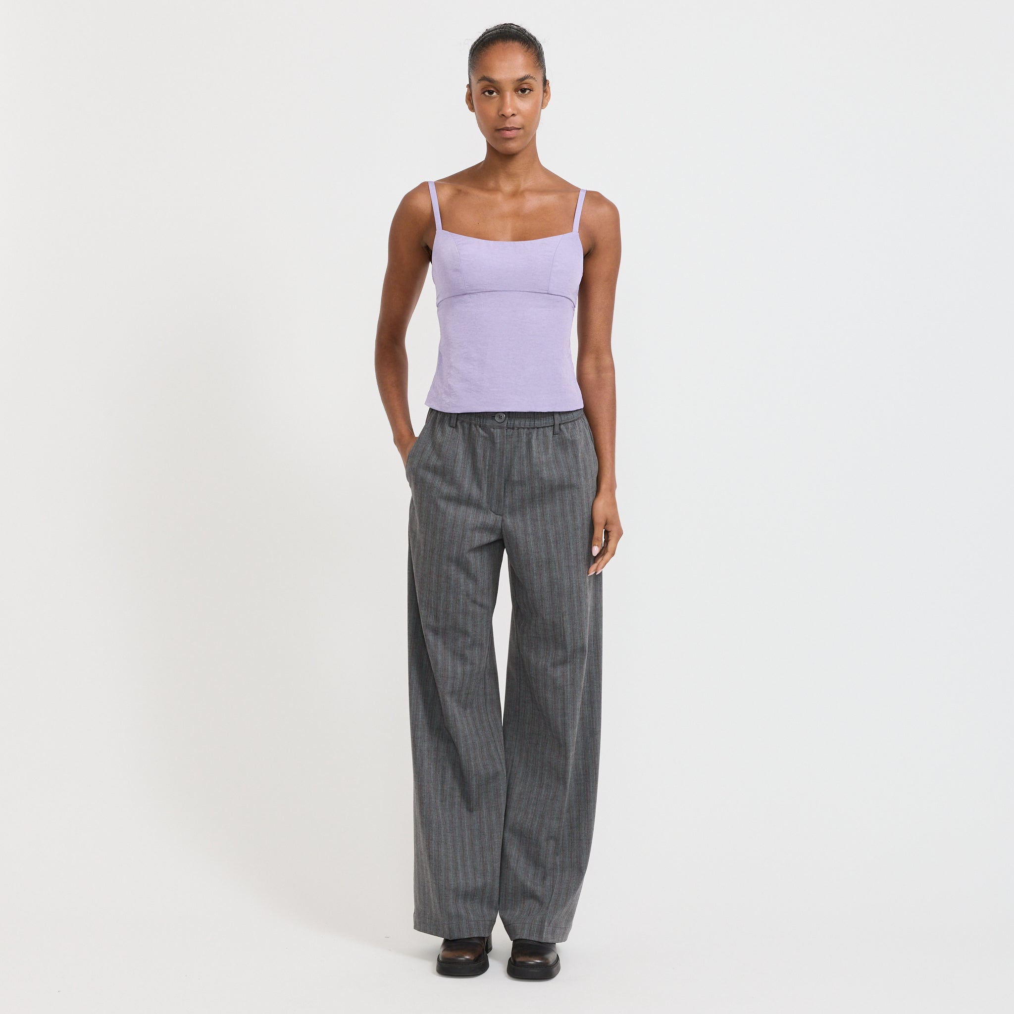 Baum Und Pferdgarten | Noor Trousers Grey Stripes | Maplestore