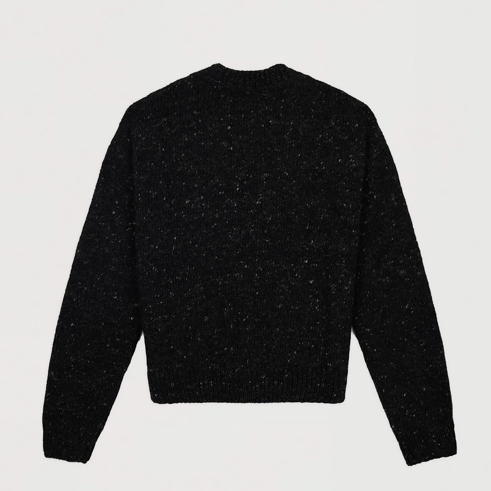 Brain Dead | Logohead Alpaca Crewneck Sweater Charcoal | Maplestore