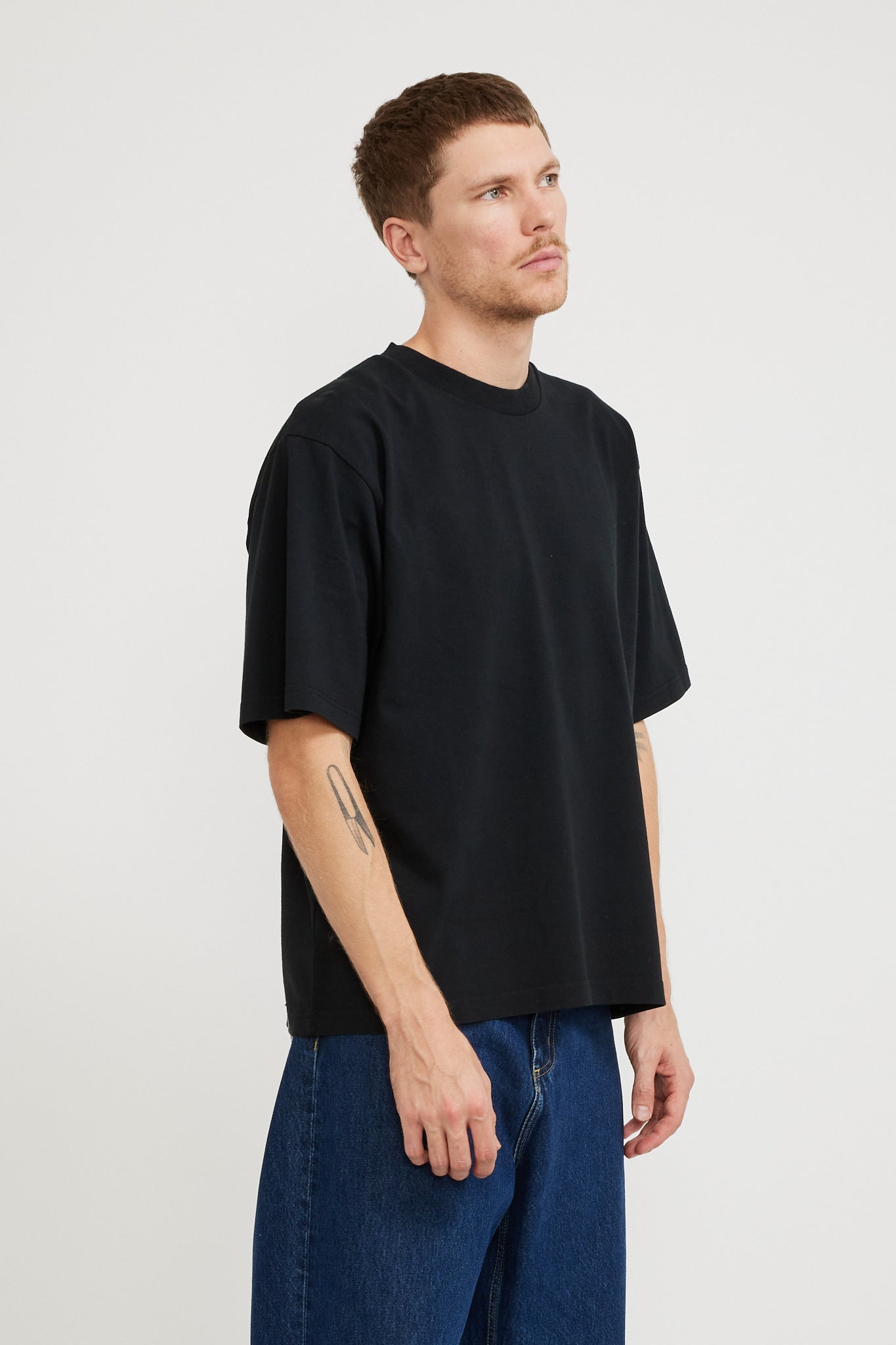 Beach Brains | Boxy Tee Black | Maplestore