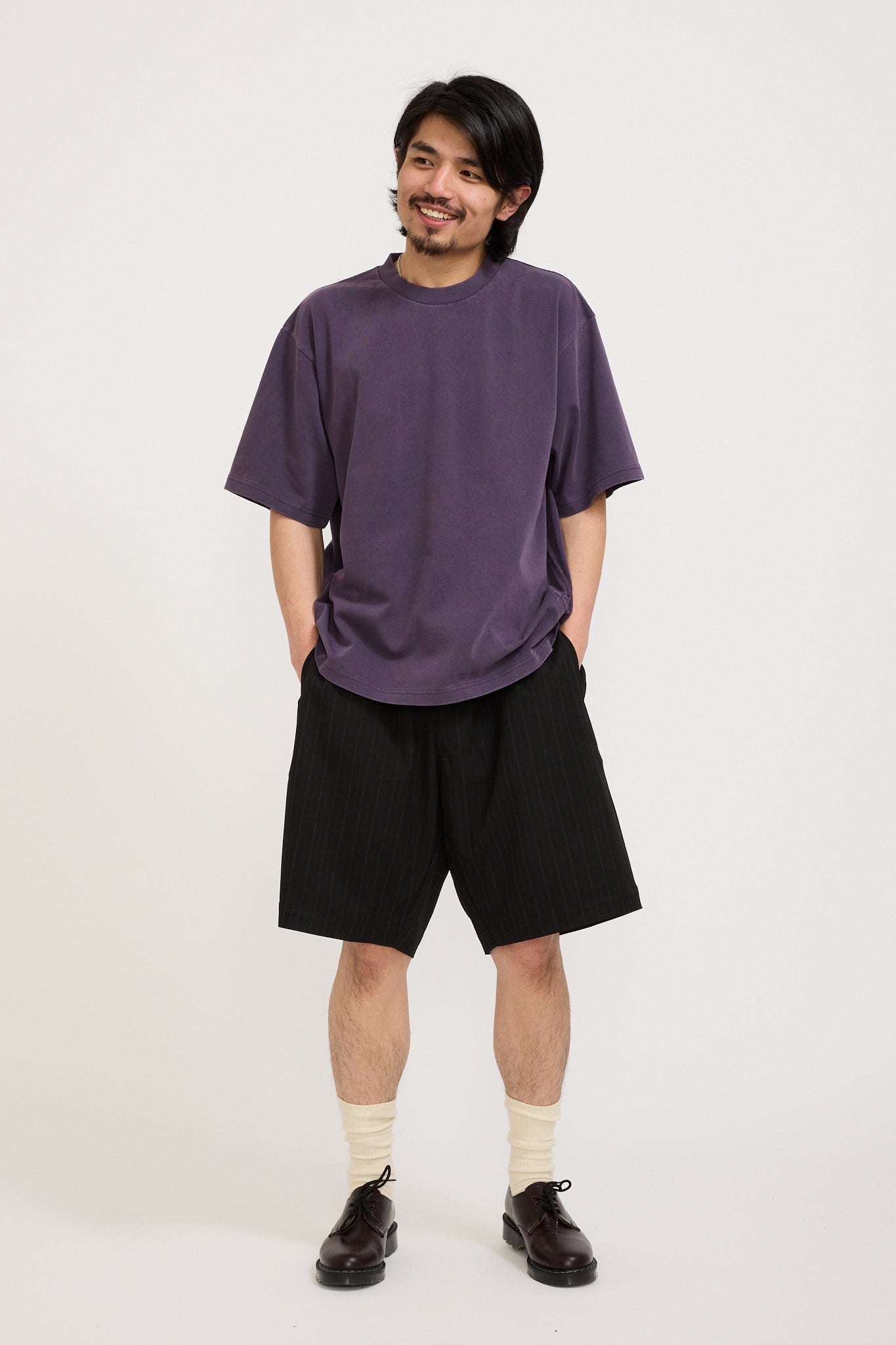 Beach Brains | Boxy Tee Ink Purple | Maplestore