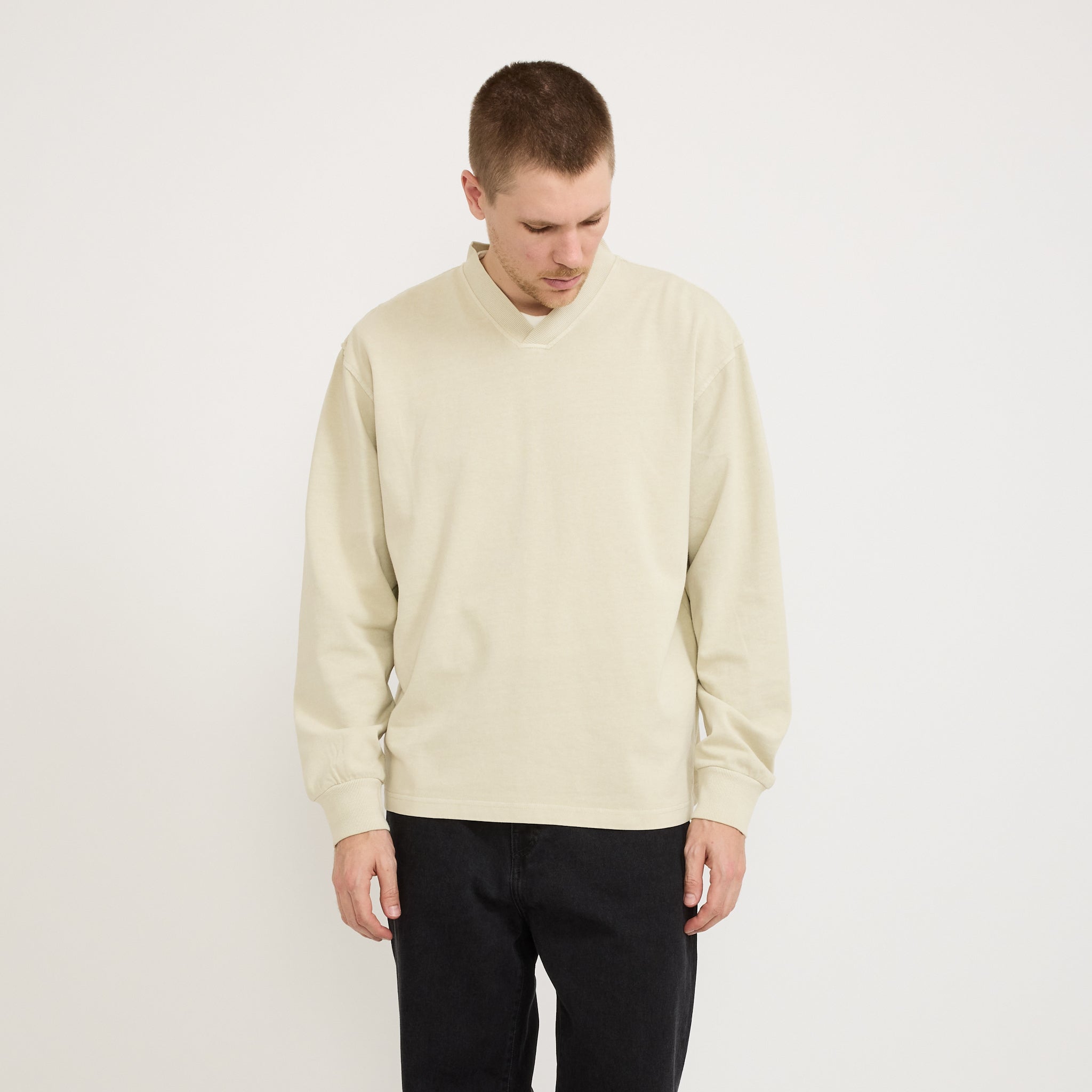 Football LS Tee Bone