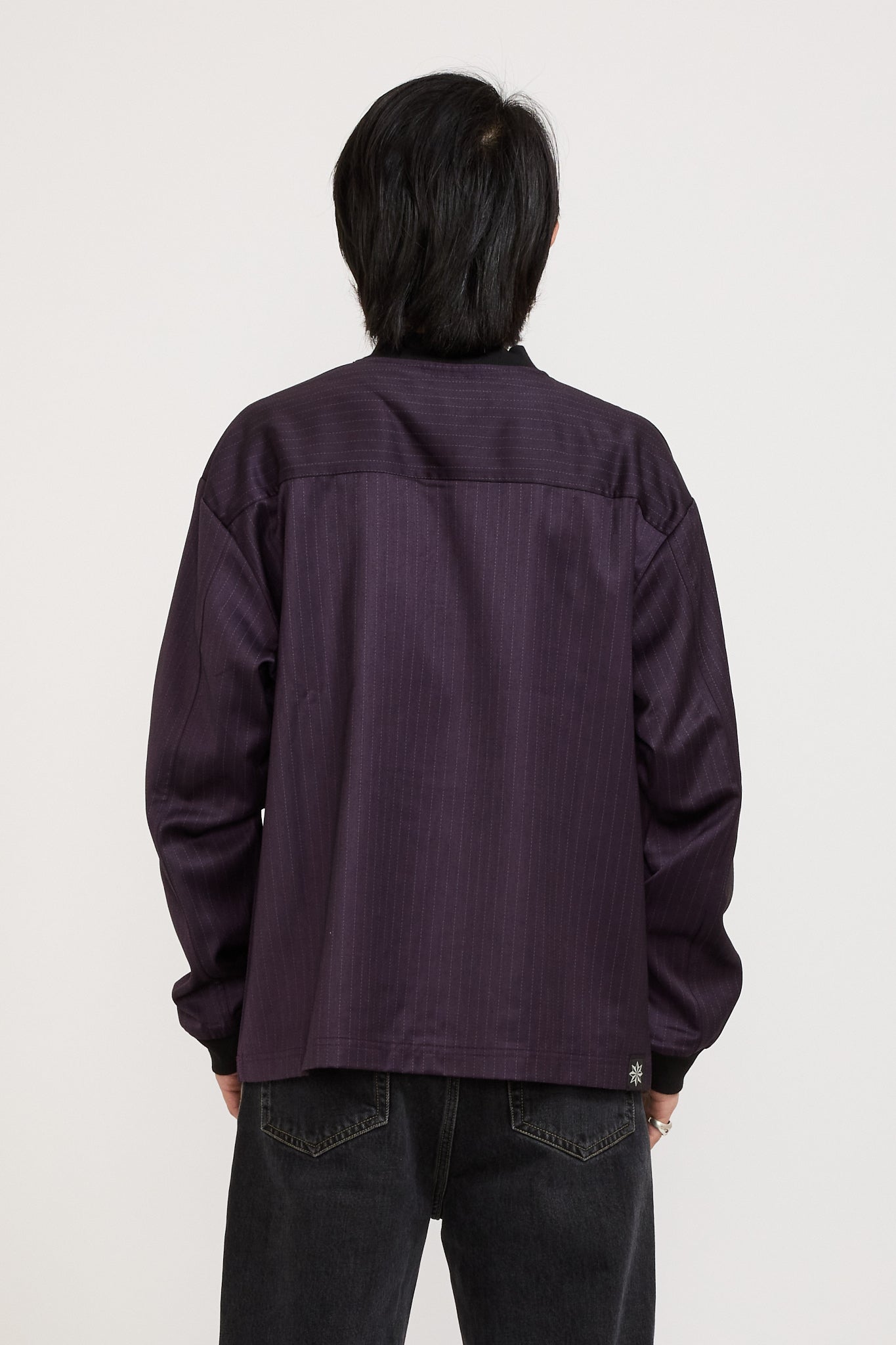 Beach Brains | Football Shirt Purple Pinstripe | Maplestore