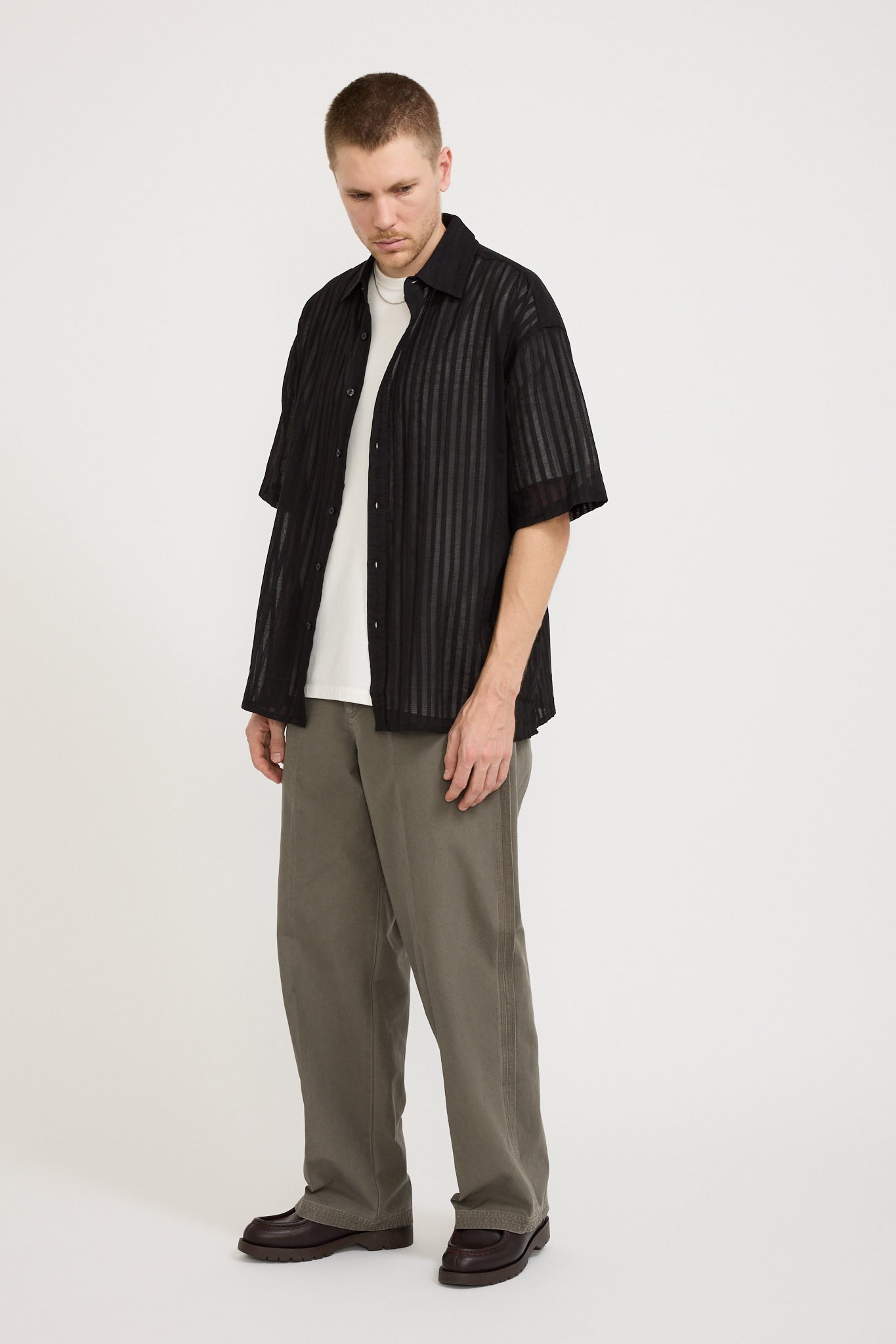 Pleated Work Pant Pewter