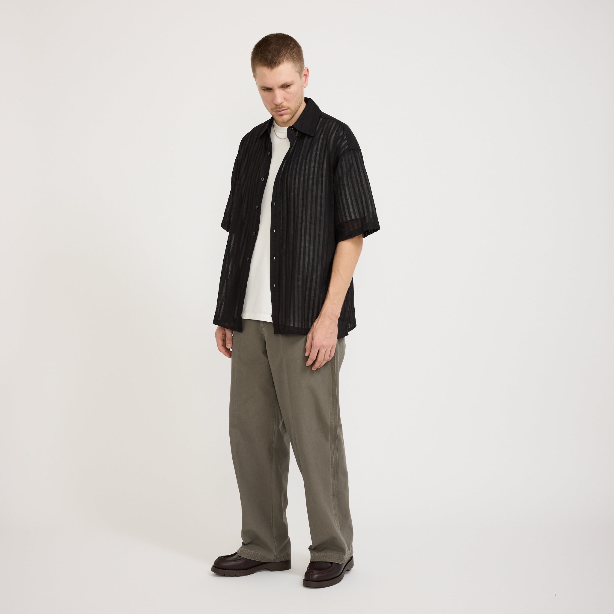 Pleated Work Pant Pewter