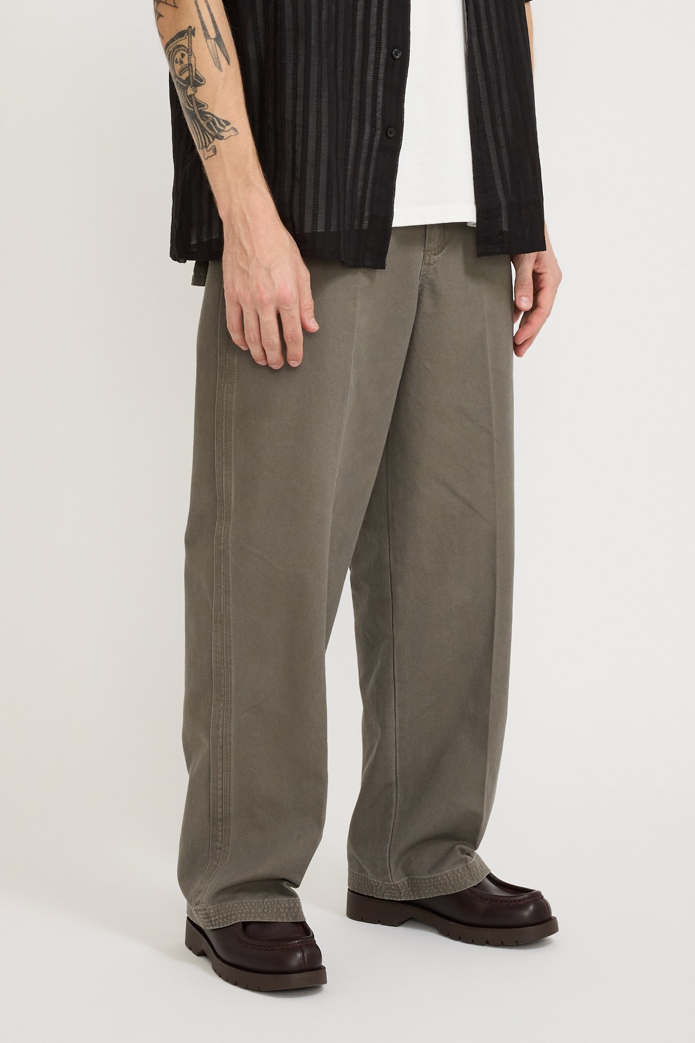 Pleated Work Pant Pewter