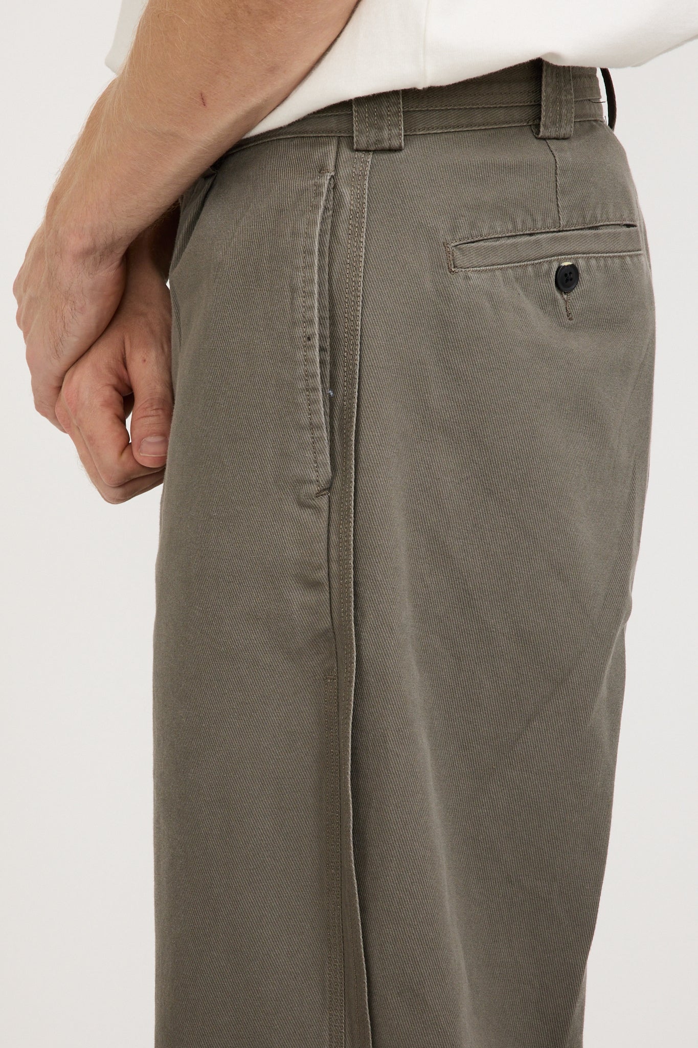 Pleated Work Pant Pewter