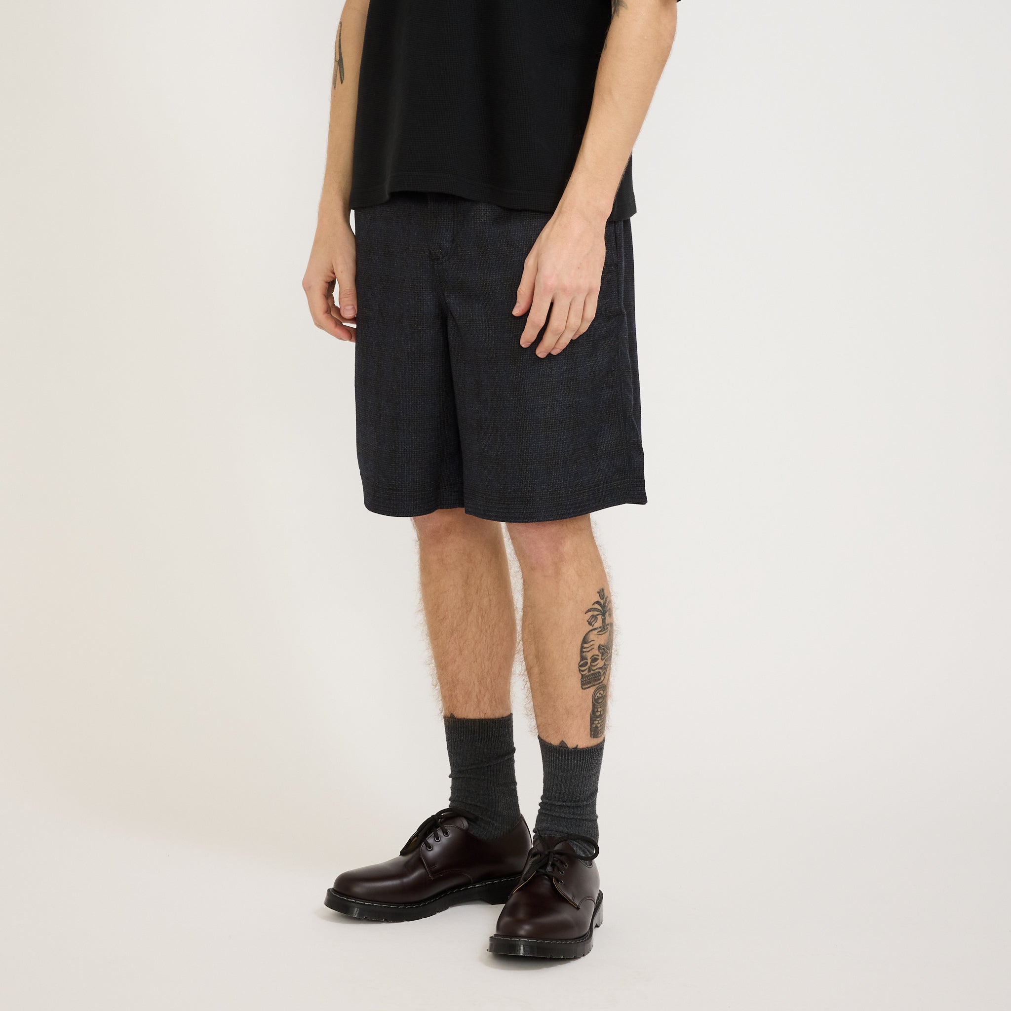 Relaxed Short Plaid