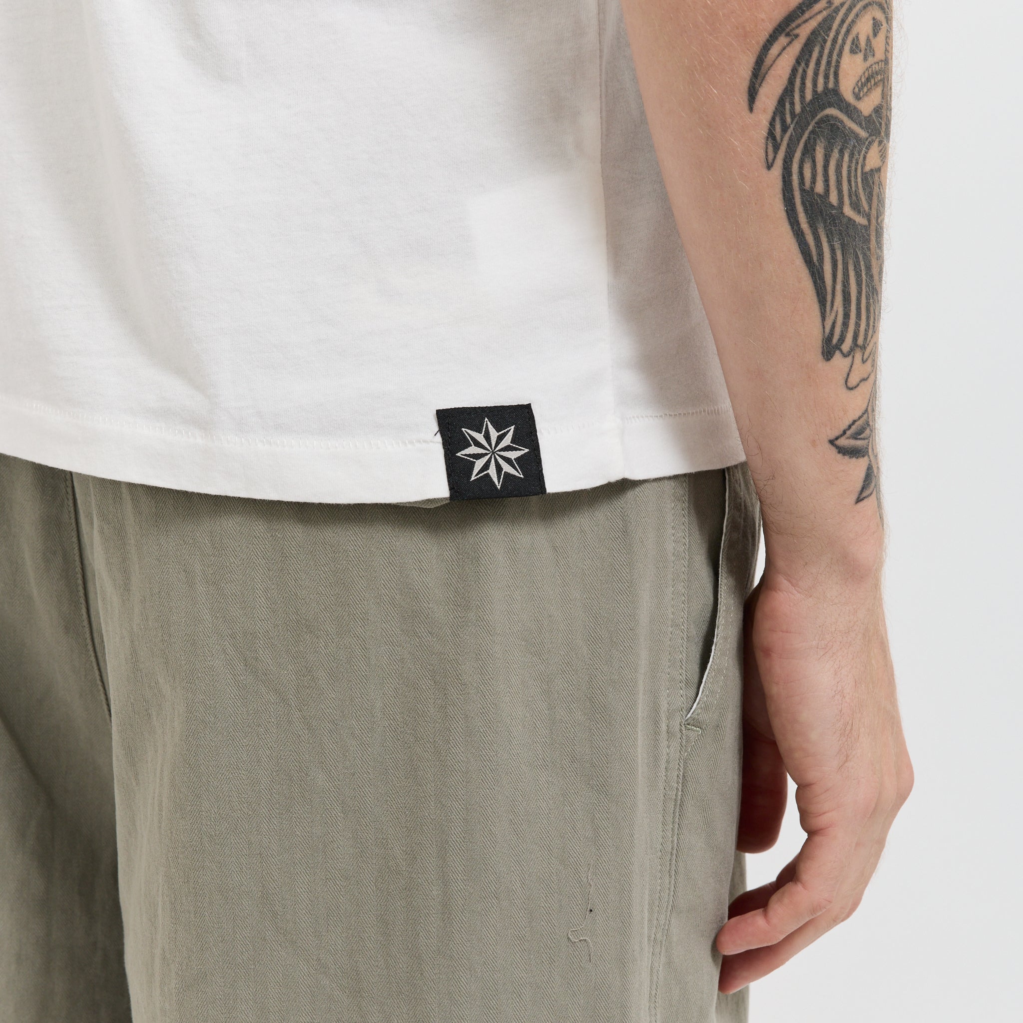 Shark Tee Crisp White