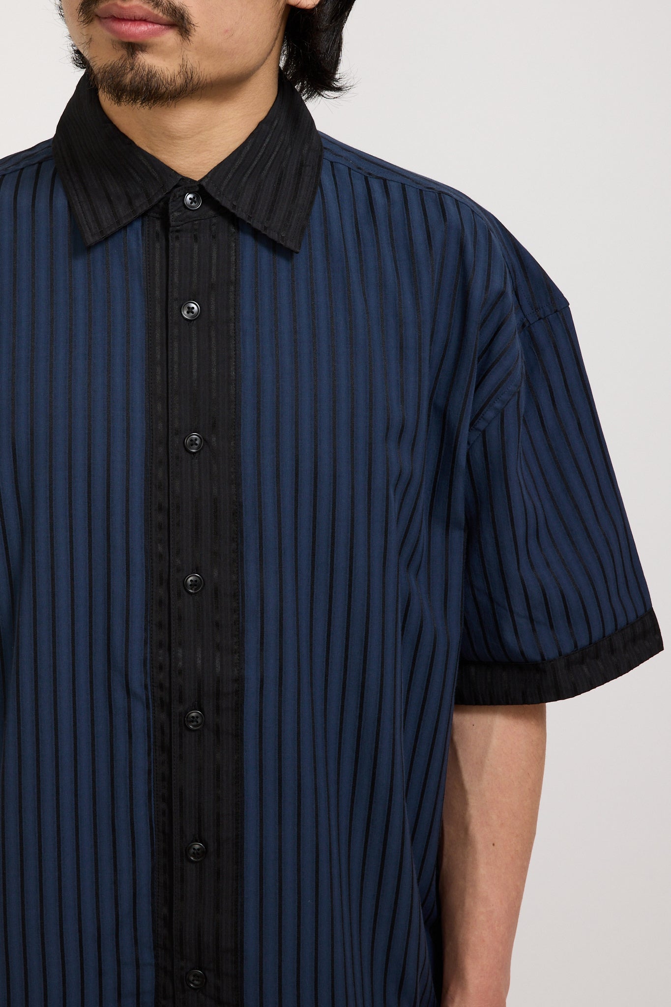 Beach Brains | Two Tone Shirt Navy/Black | Maplestore