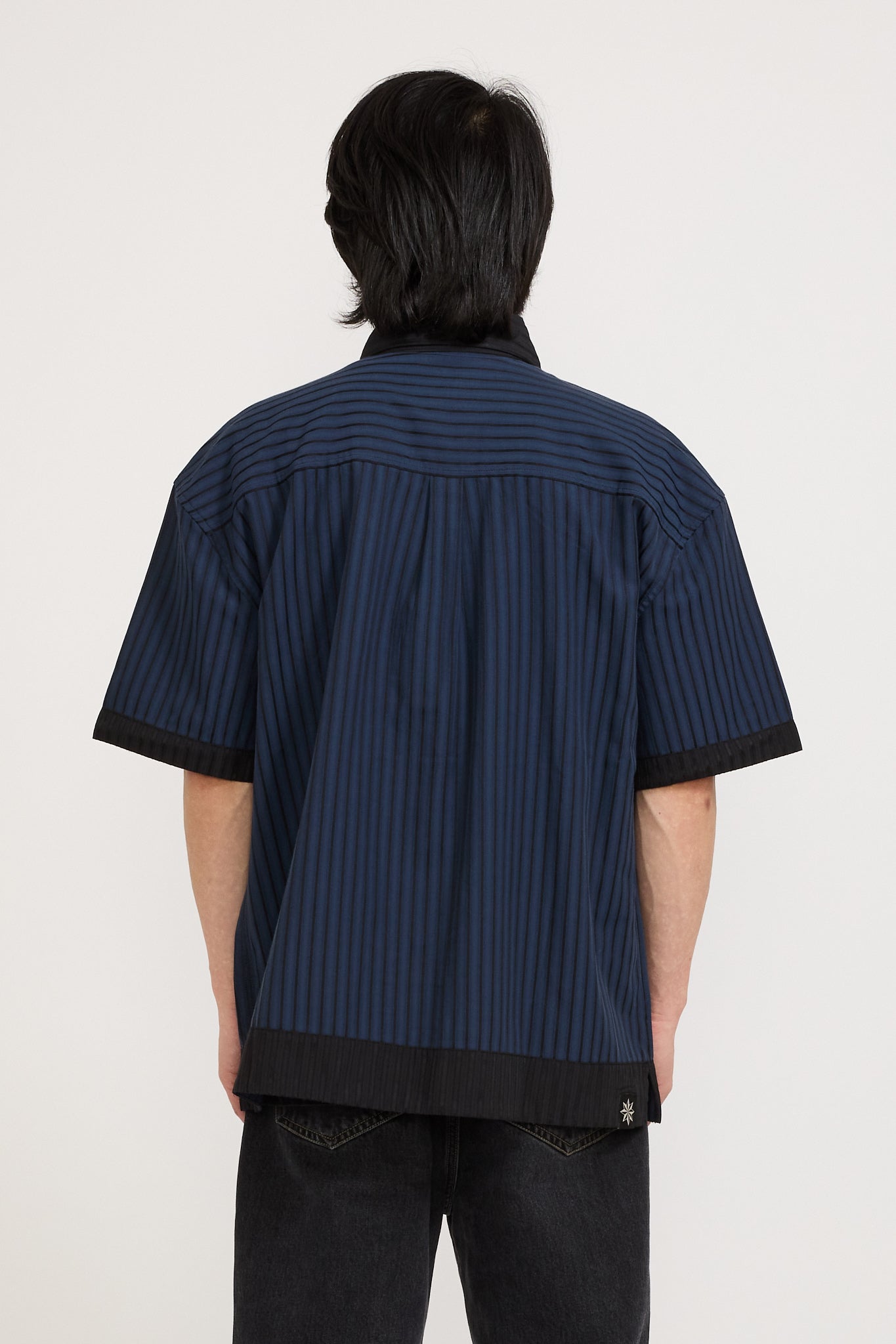 Beach Brains | Two Tone Shirt Navy/Black | Maplestore