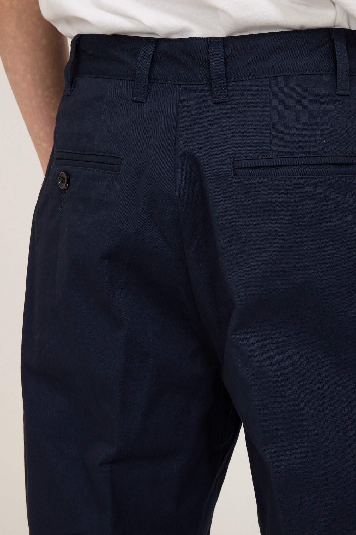 Beams Plus | 2 Pleats Twill Pant Navy | Maplestore