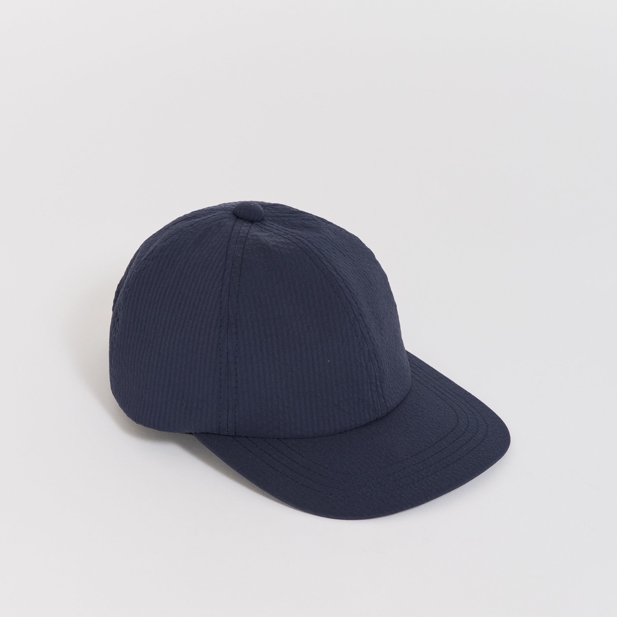 Beams Plus | 6 Panel Regimental Strap Sucker Navy | Maplestore