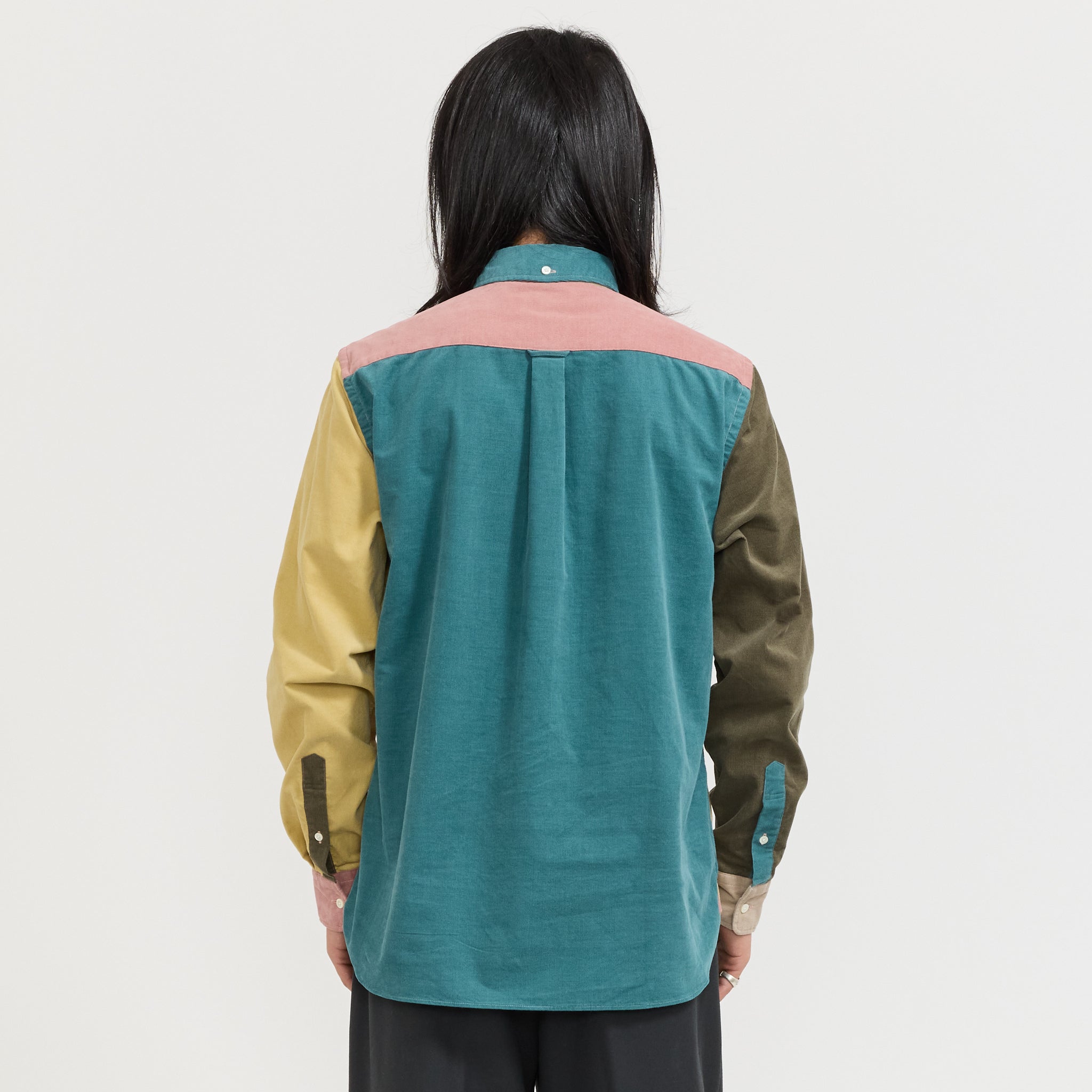 B.D. Corduroy Panel Shirt Green