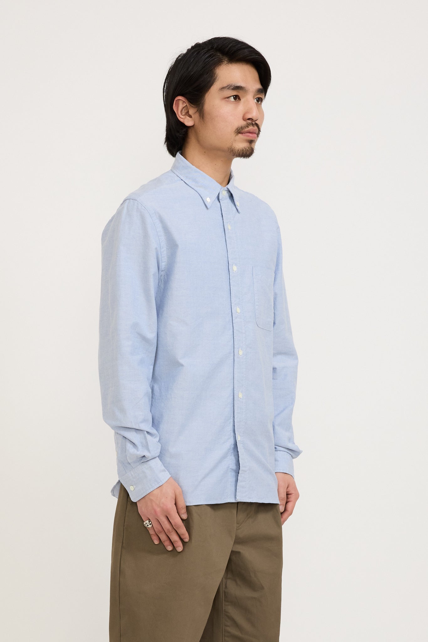 Beams Plus | B.D. Oxford Blue | Maplestore