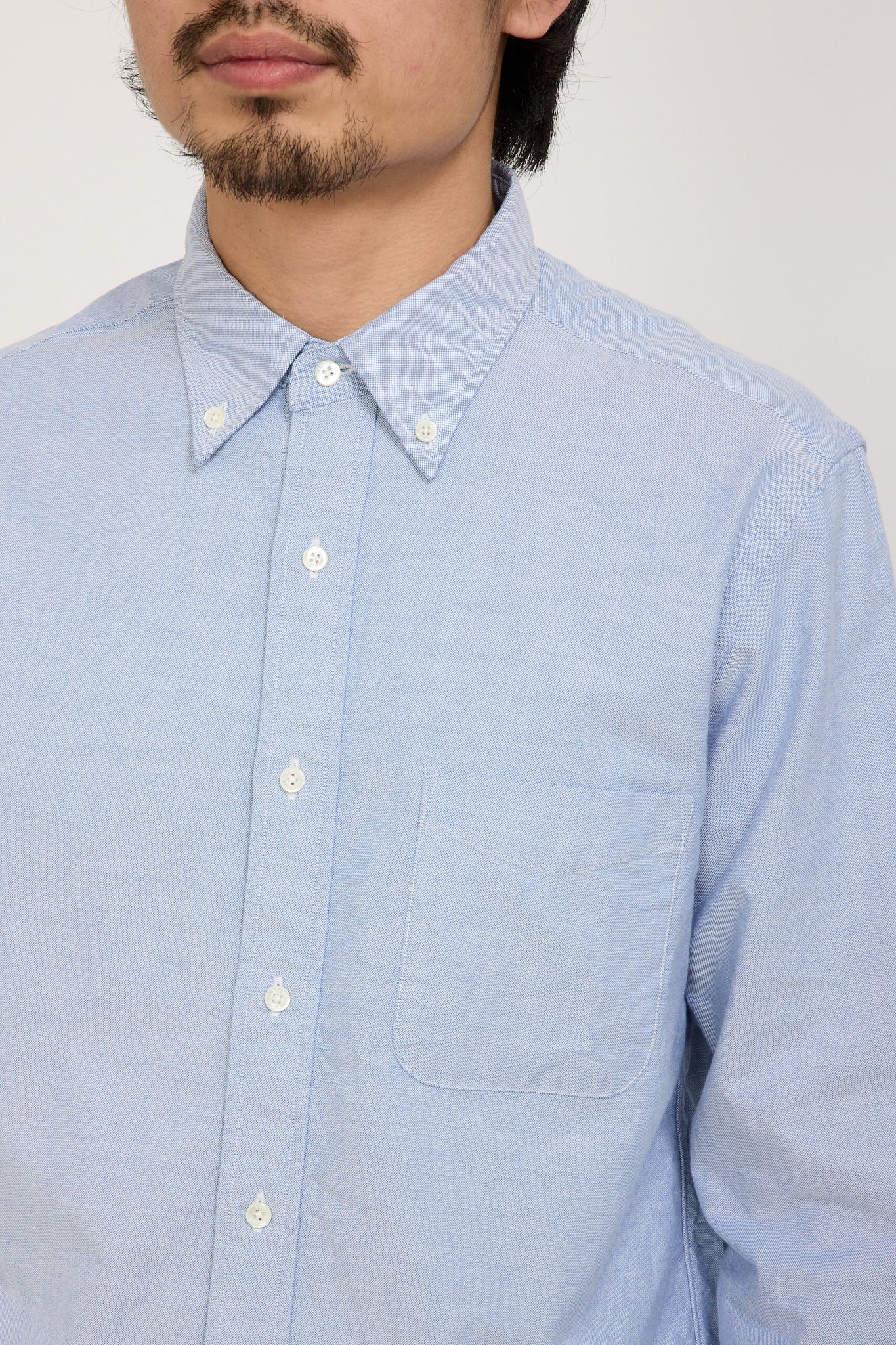 Beams Plus | B.D. Oxford Blue | Maplestore