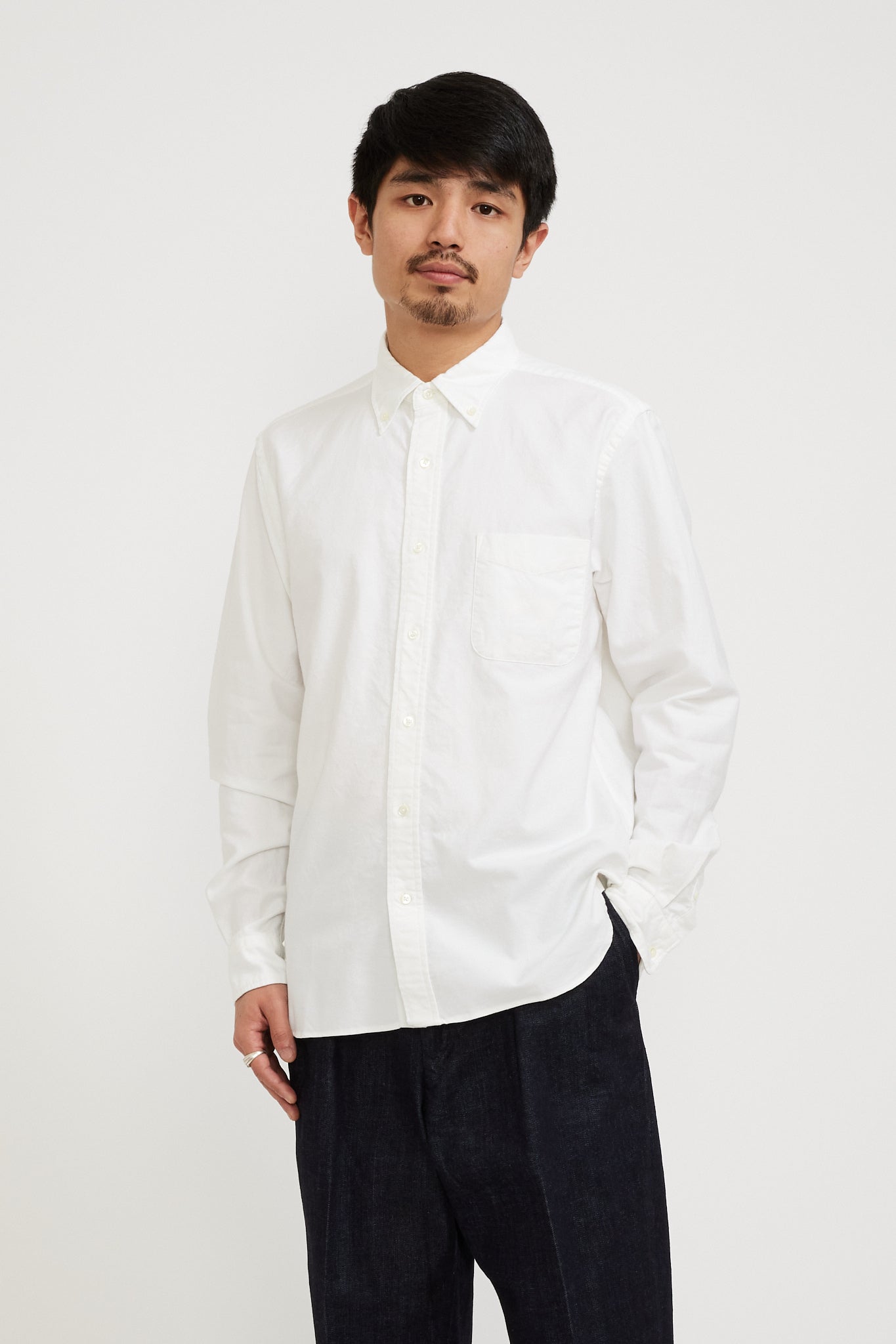 Beams Plus | B.D. Oxford White | Maplestore