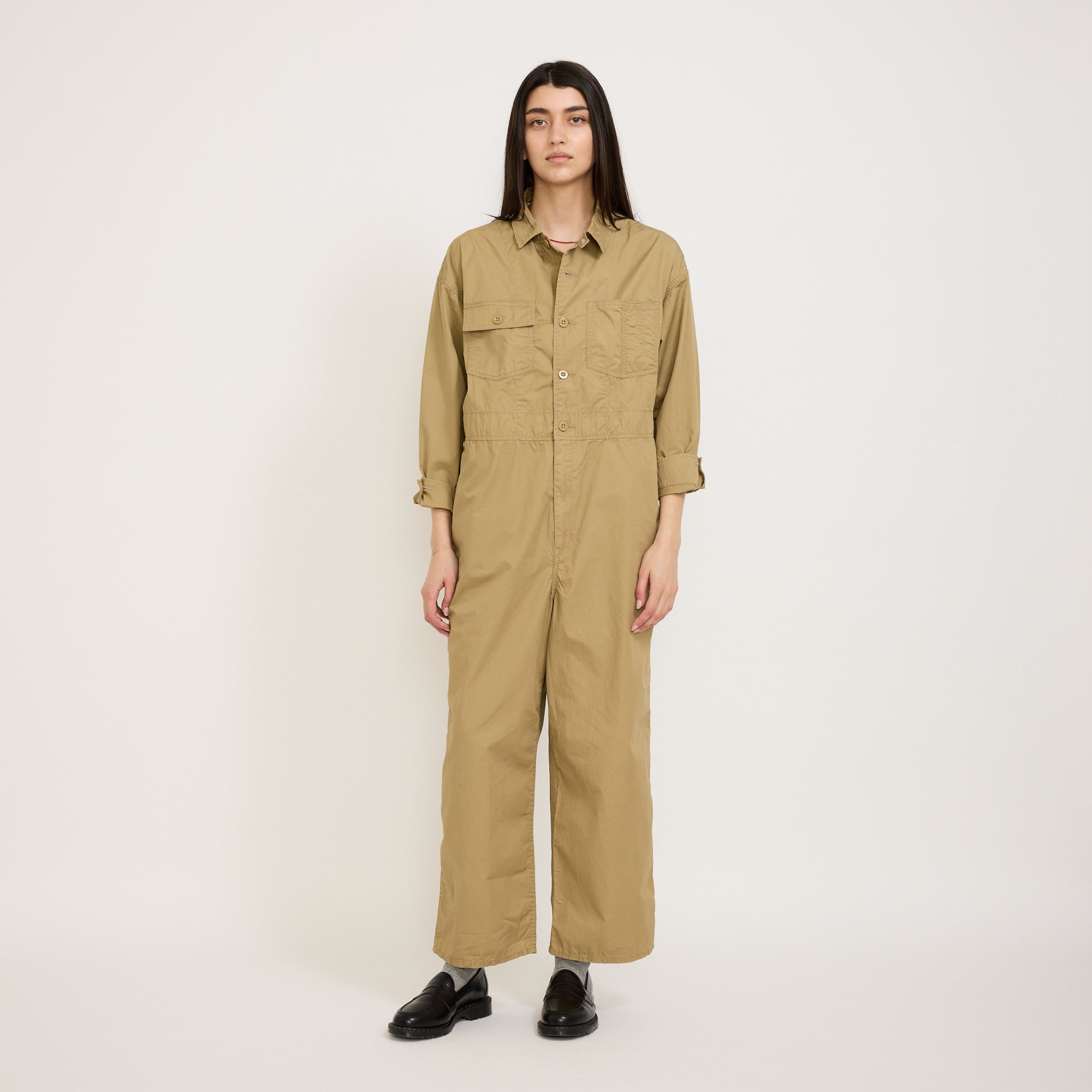 Beams Boy | BIG Work Jumper Beige | Maplestore