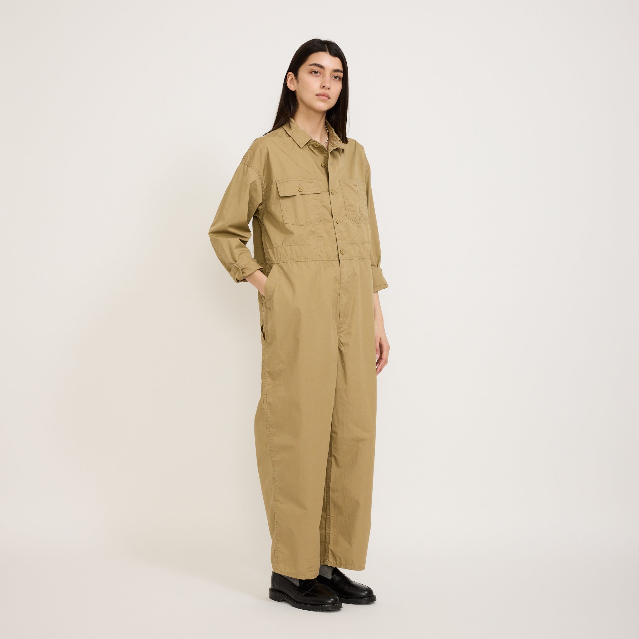 Beams Boy | BIG Work Jumper Beige | Maplestore