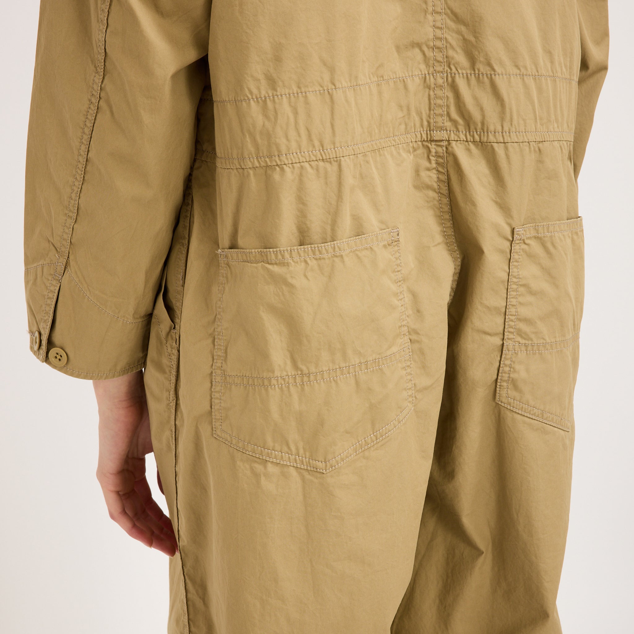 Beams Boy | BIG Work Jumper Beige | Maplestore
