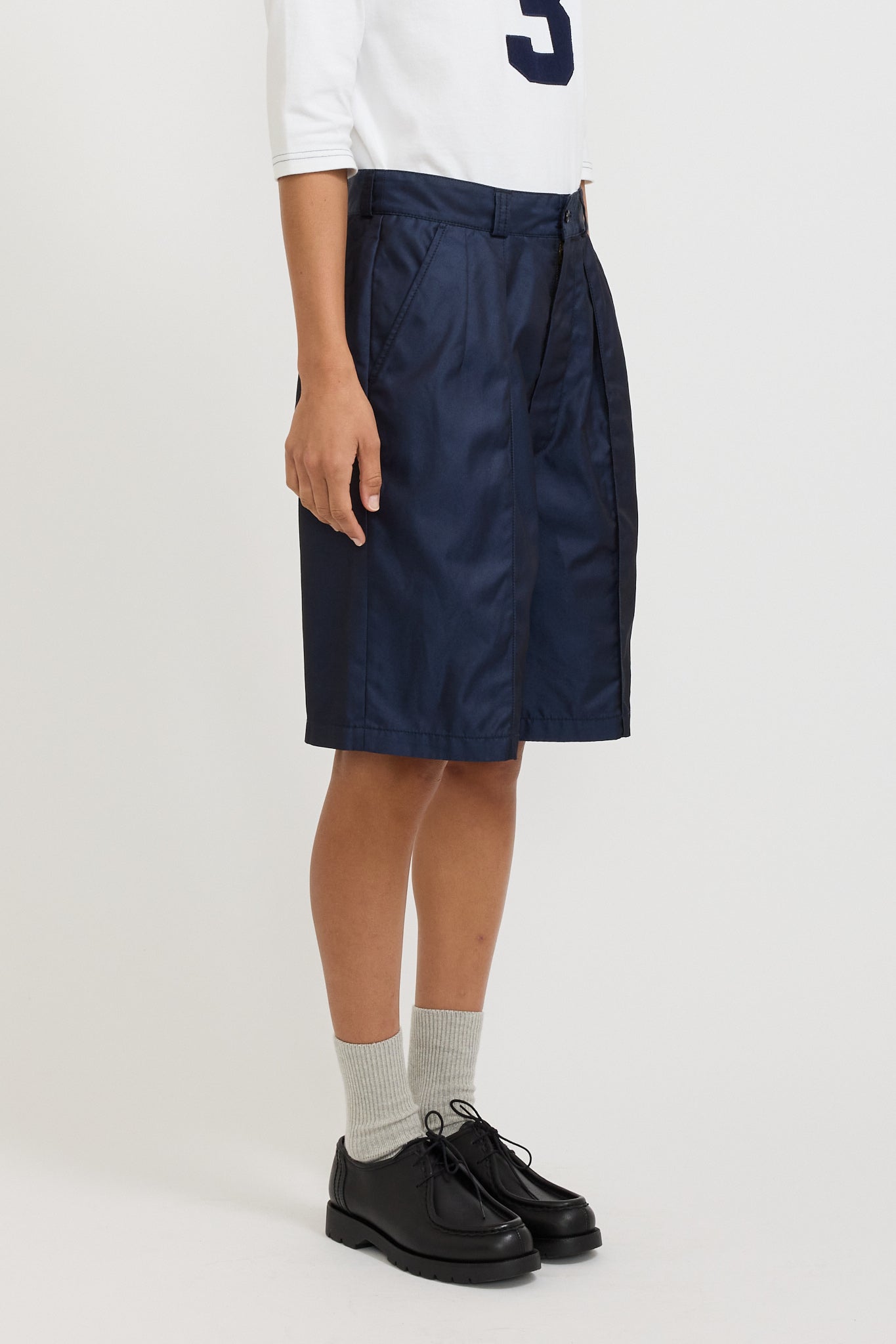 Chamb Short Navy