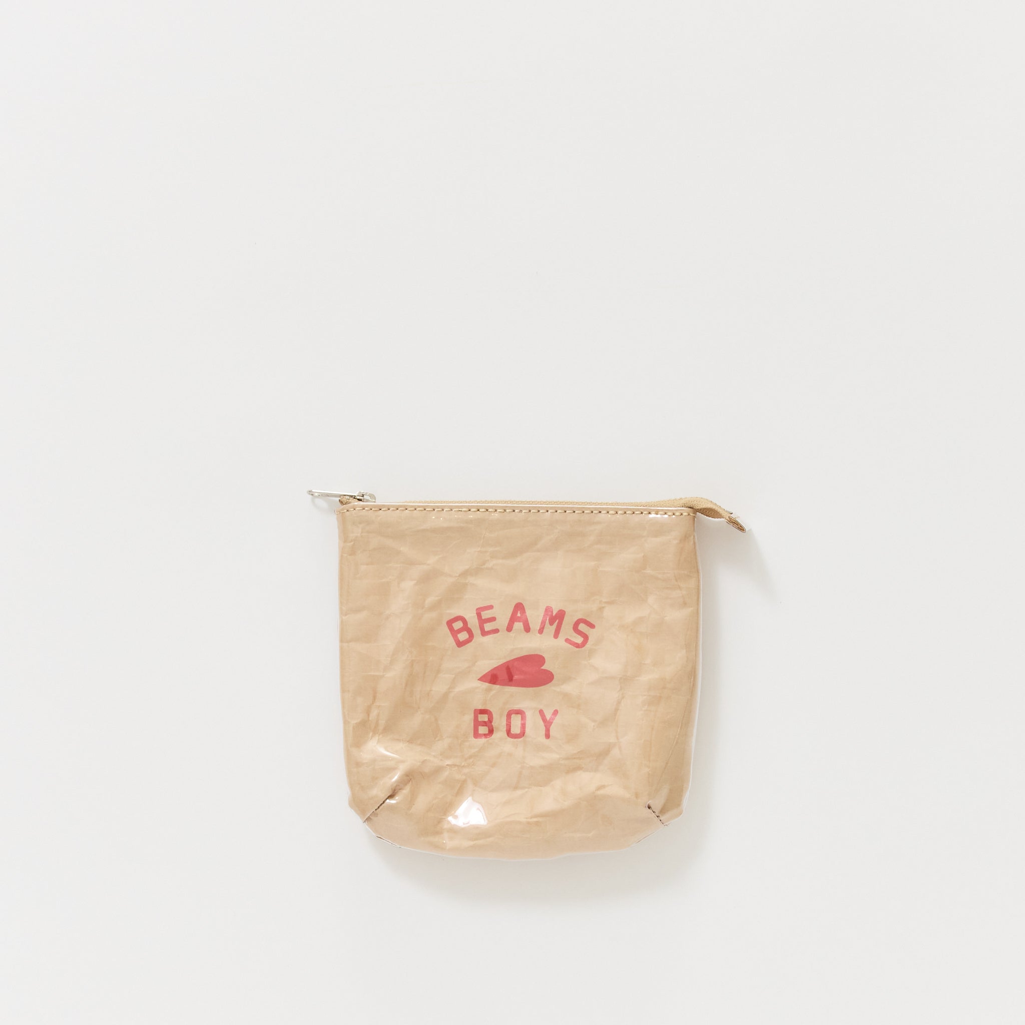 Logo Pouch Beige