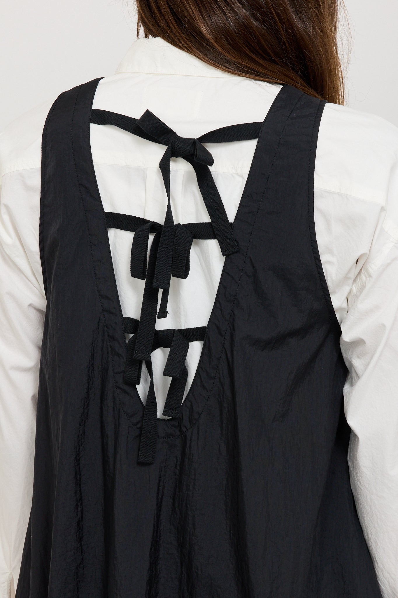 Nylon Tussser C1 OP NS Dress Black
