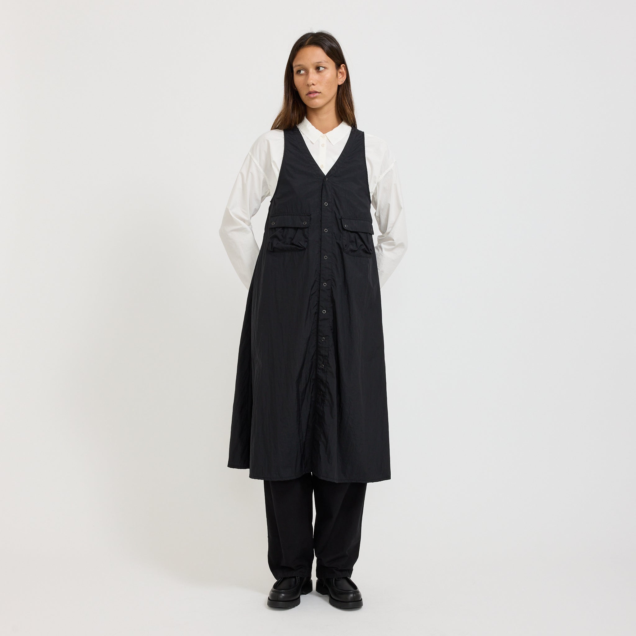 Beams Boy | Nylon Tussser C1 OP NS Dress Black | Maplestore