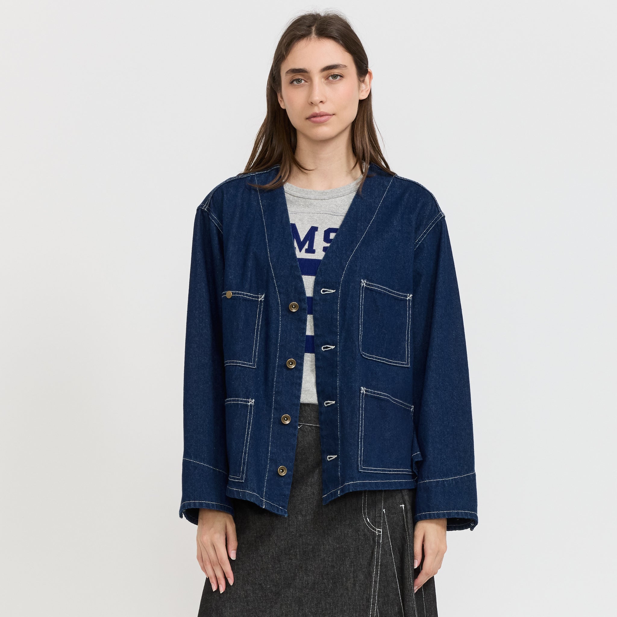 Beams Boy | O.Denim Engineer Jacket Indigo | Maplestore