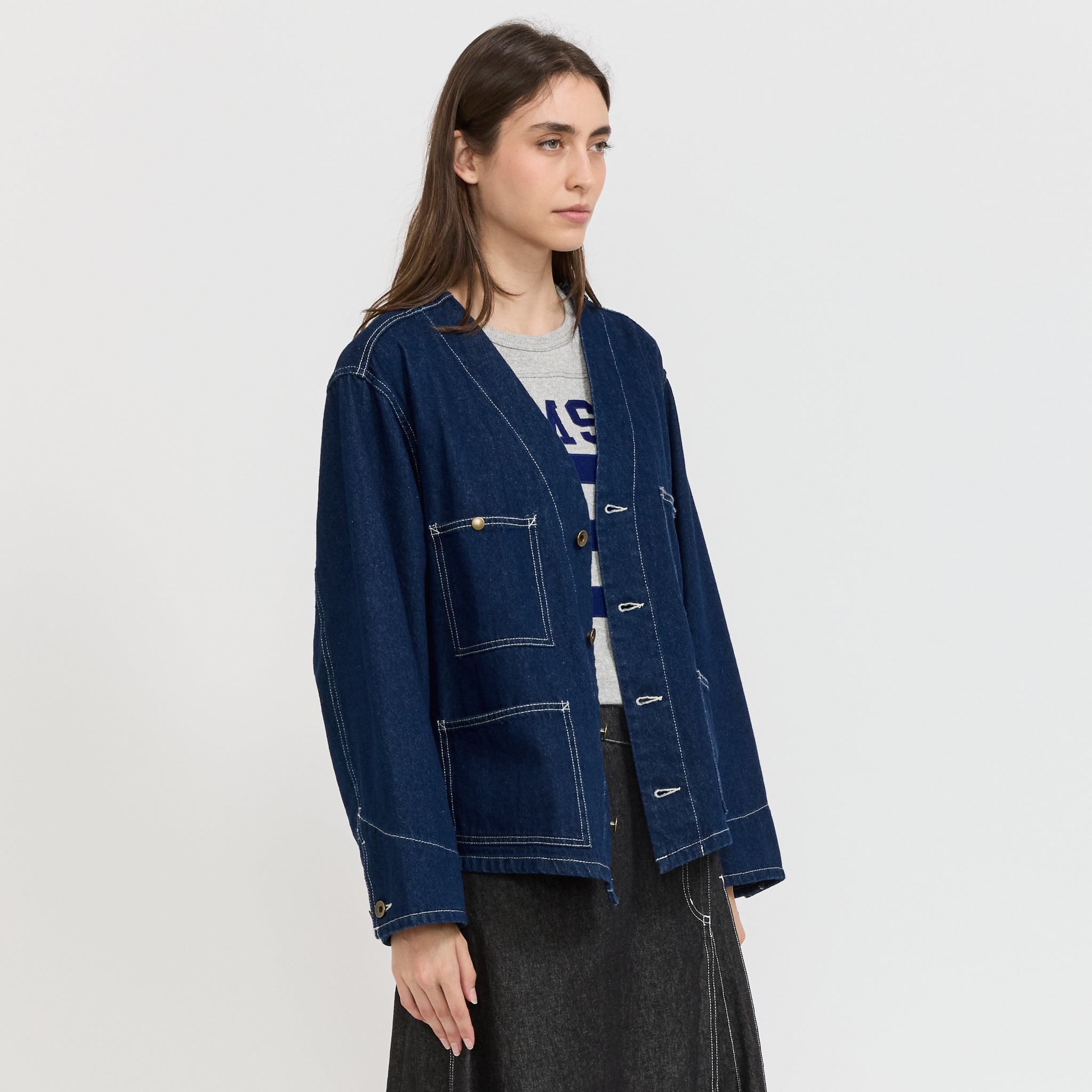 Beams Boy | O.Denim Engineer Jacket Indigo | Maplestore