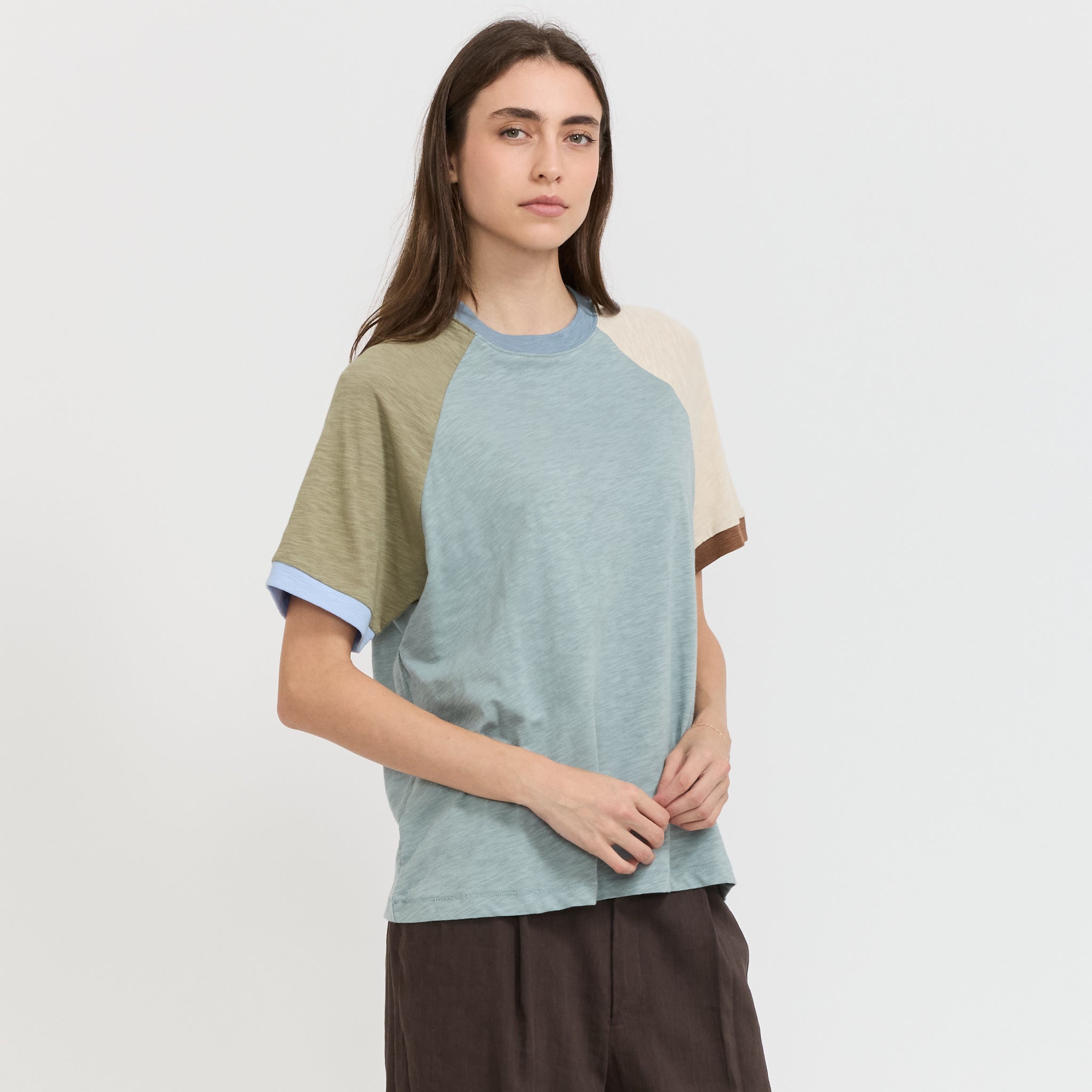 Beams Boy | Slab Jersey Crazy Short Sleeve Grey | Maplestore