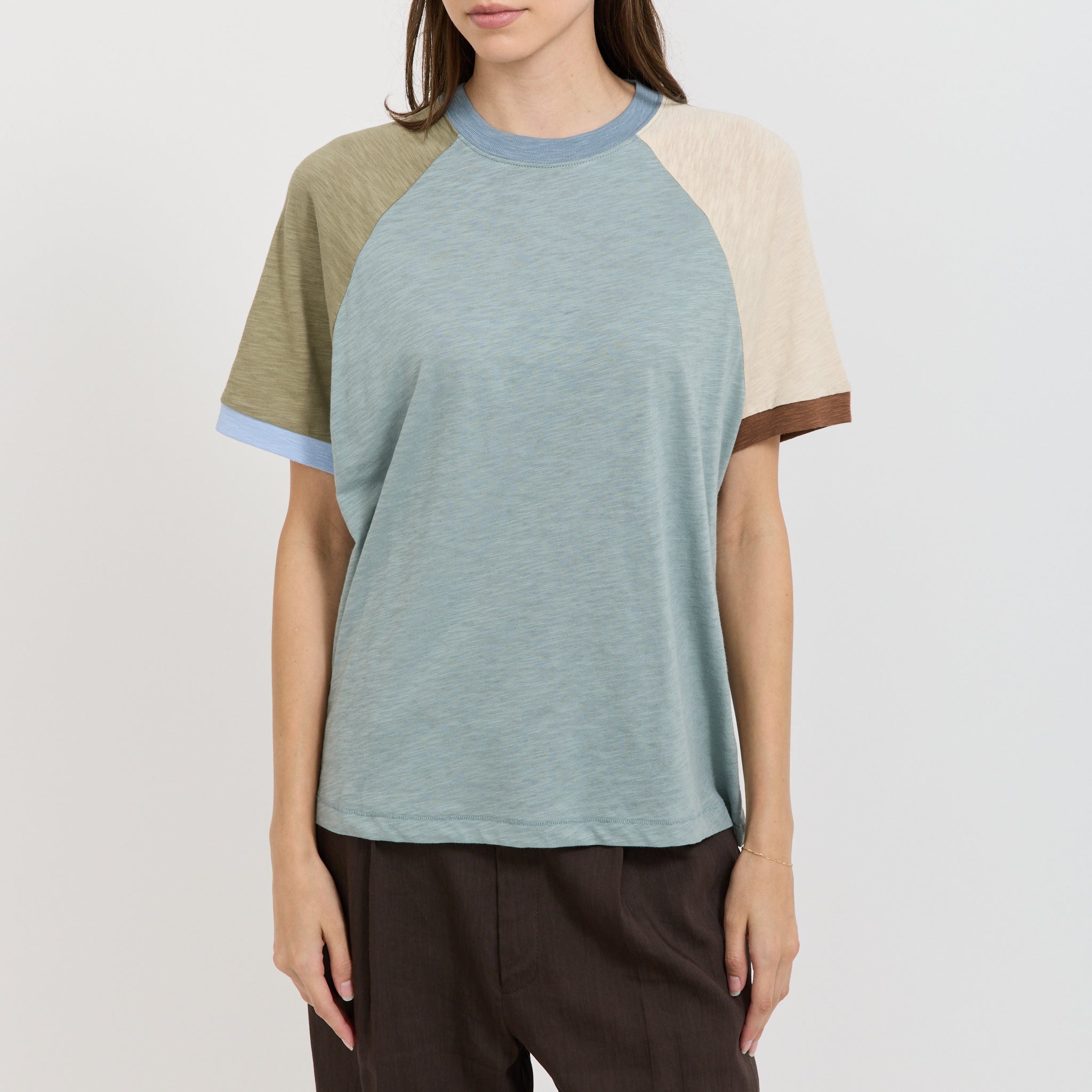 Beams Boy | Slab Jersey Crazy Short Sleeve Grey | Maplestore