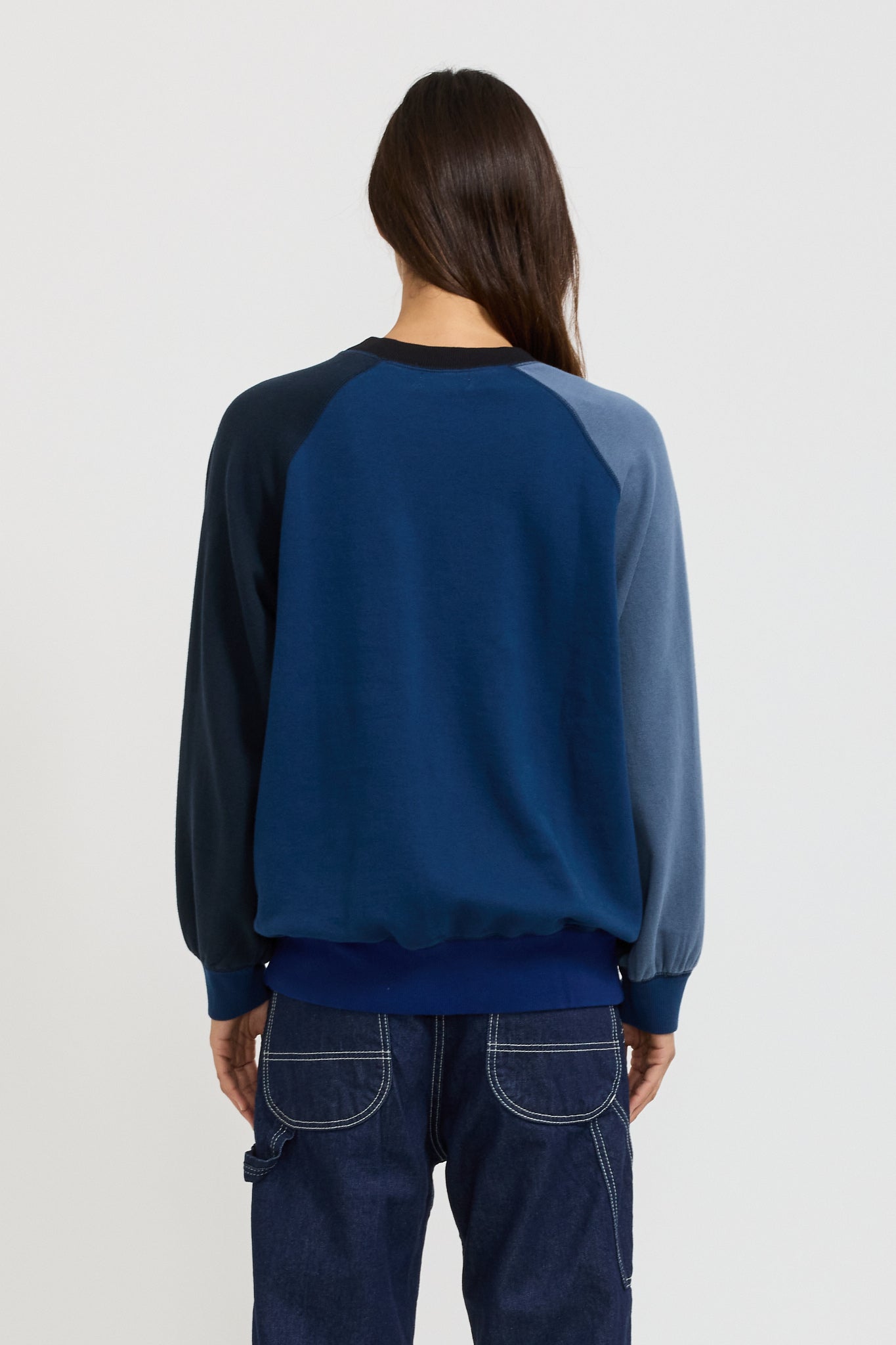 Beams Boy | Terry Crazy Pullover Navy | Maplestore