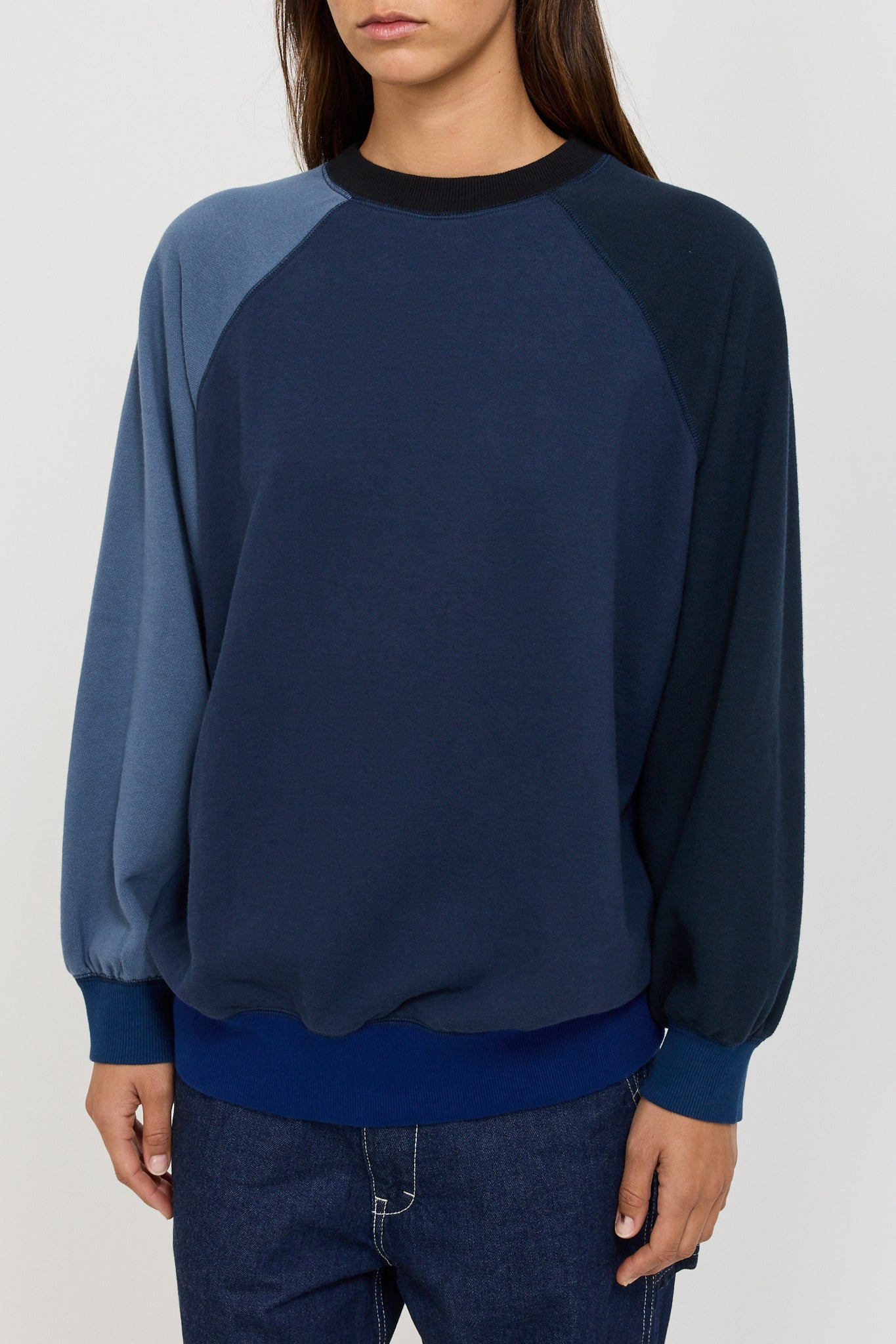 Beams Boy | Terry Crazy Pullover Navy | Maplestore