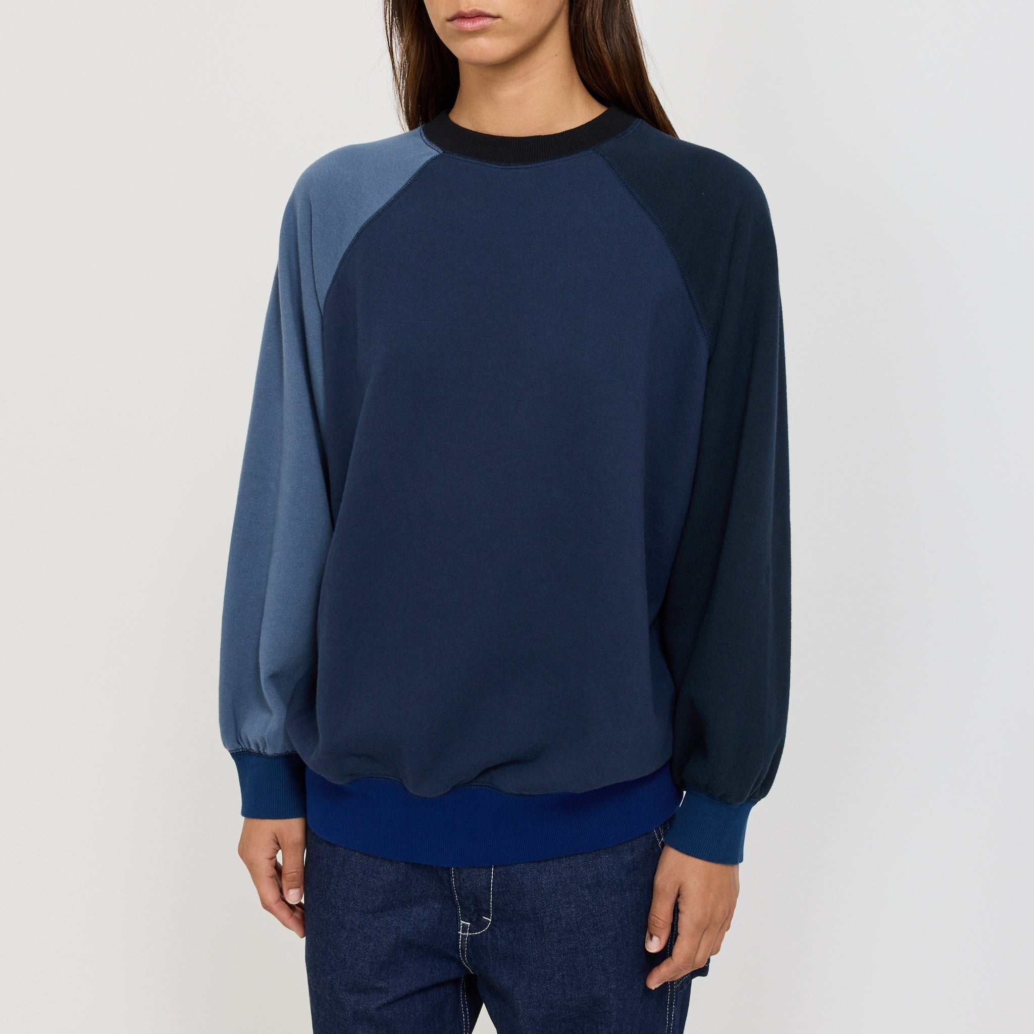 Beams Boy | Terry Crazy Pullover Navy | Maplestore