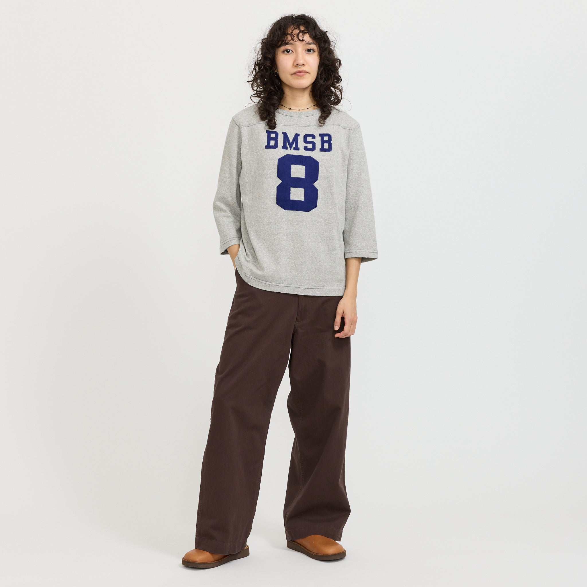 Wide Chino Pants Brown