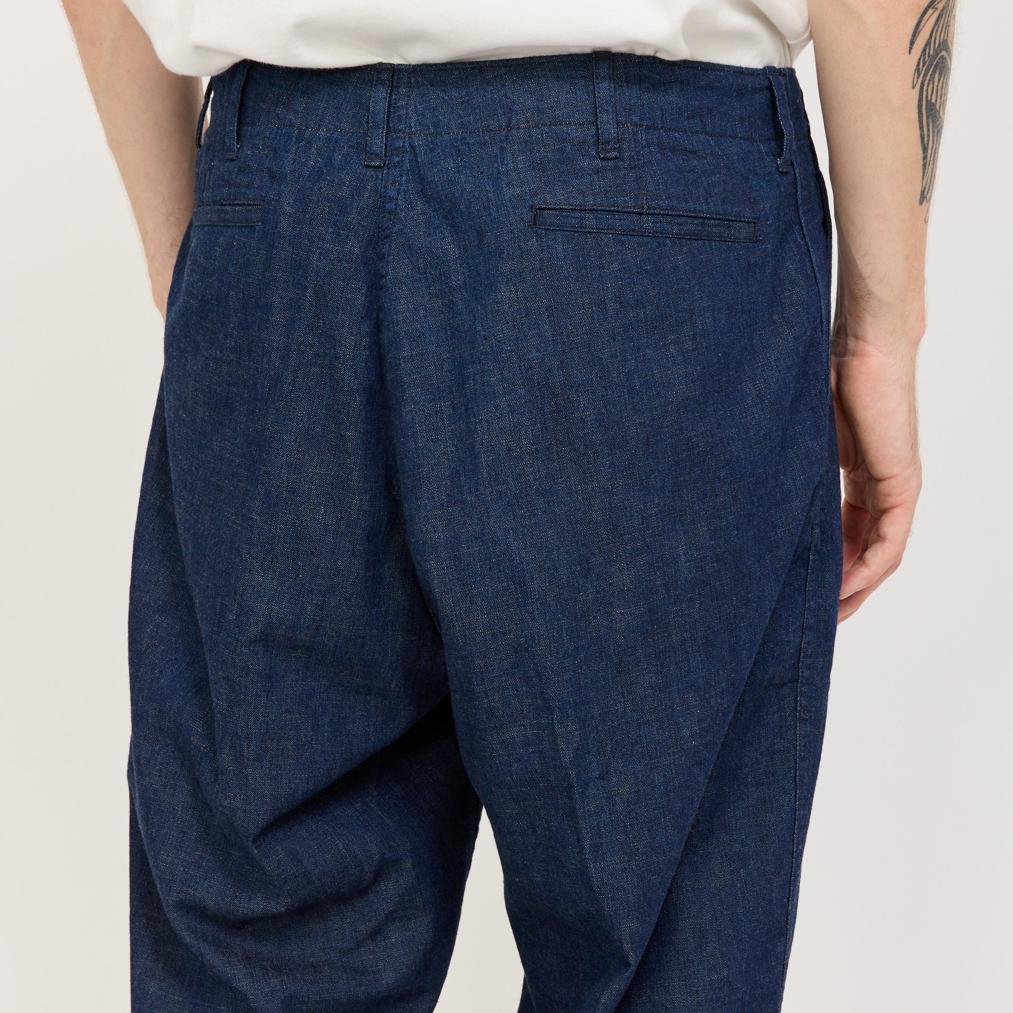 Beams Plus | MIL Trousers Denim Indigo | Maplestore