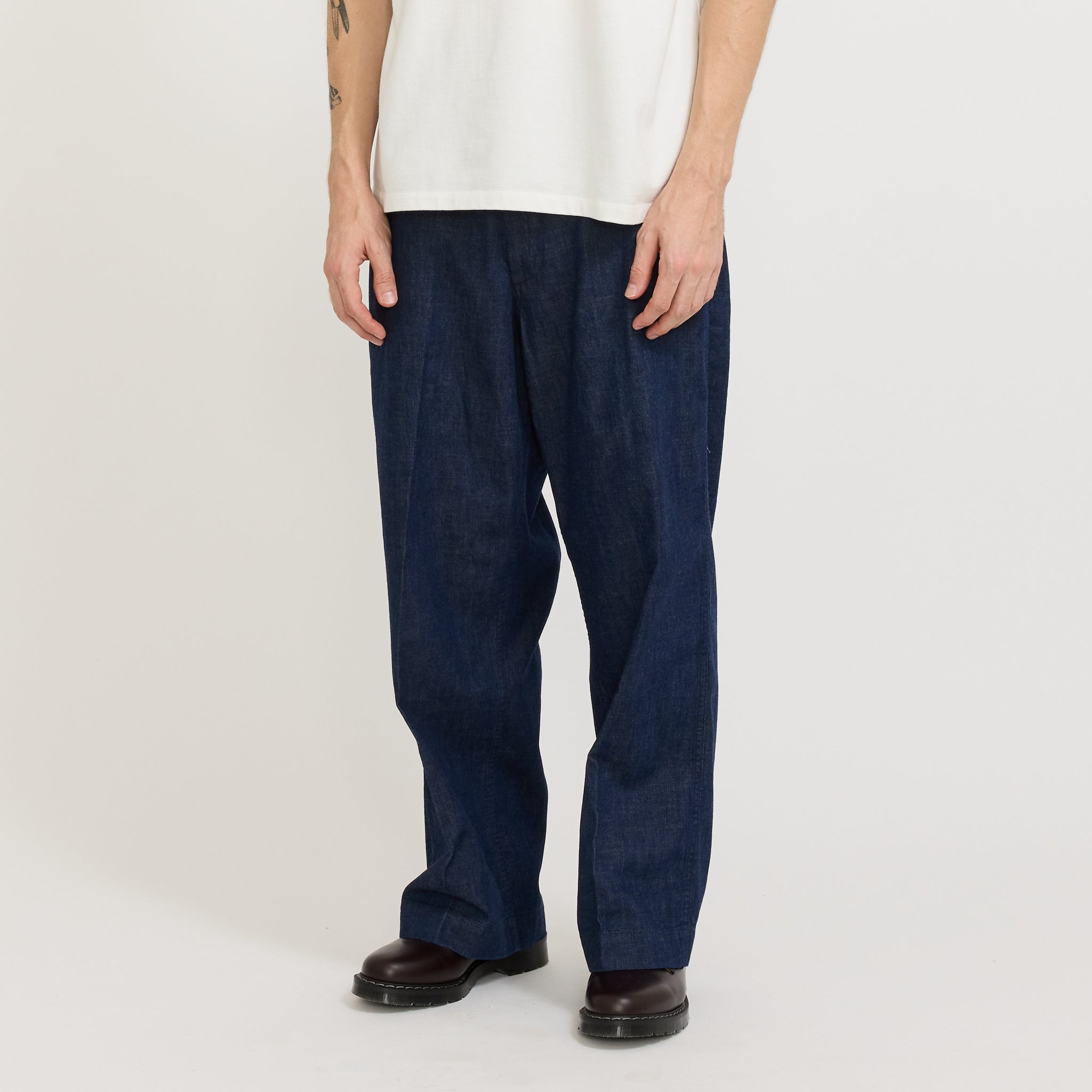 Beams Plus | MIL Trousers Denim Indigo | Maplestore