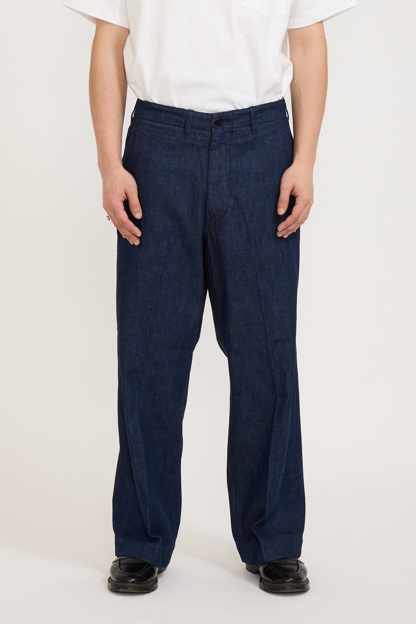 Beams Plus | MIL Trousers Denim Indigo | Maplestore