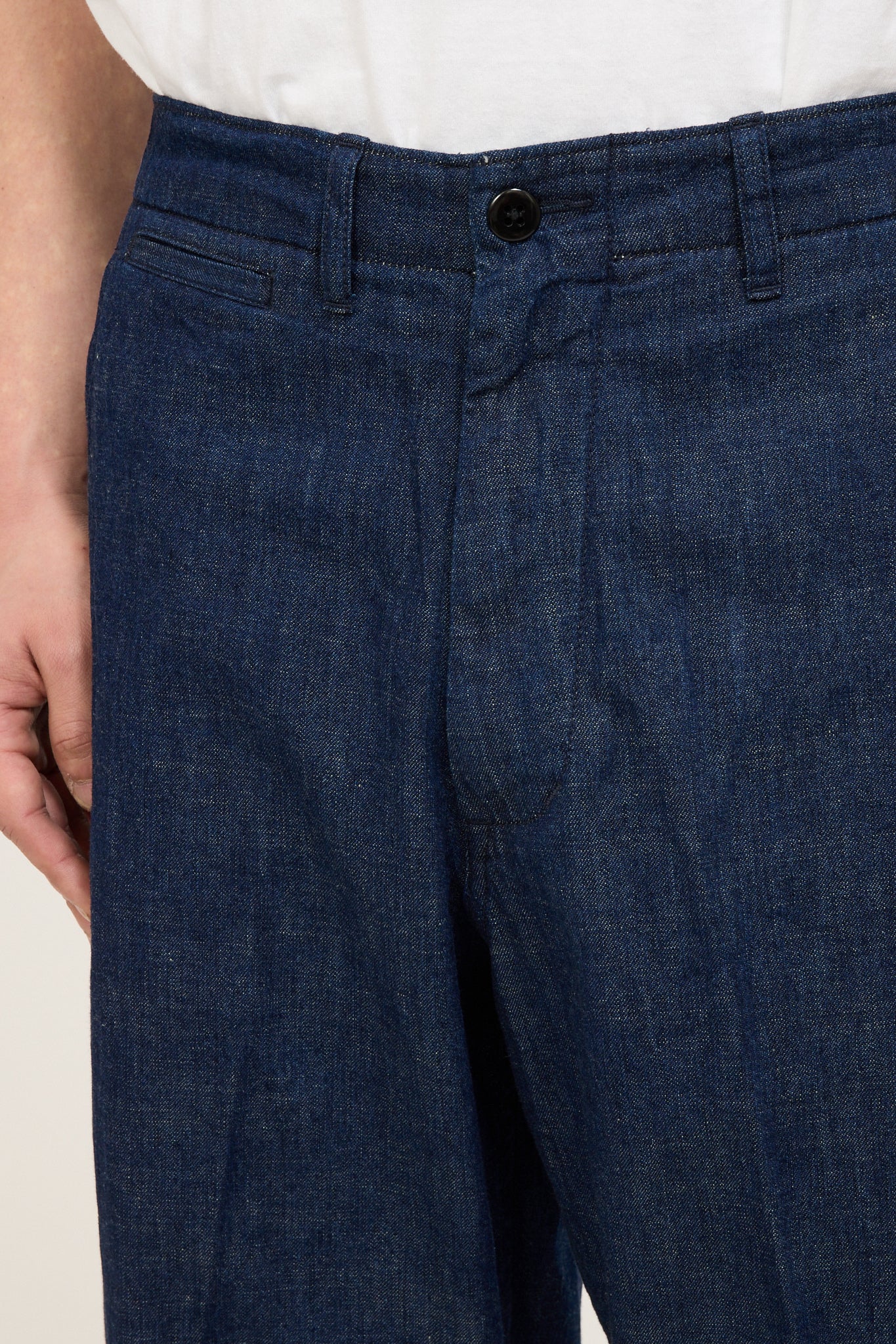 Beams Plus | MIL Trousers Denim Indigo | Maplestore