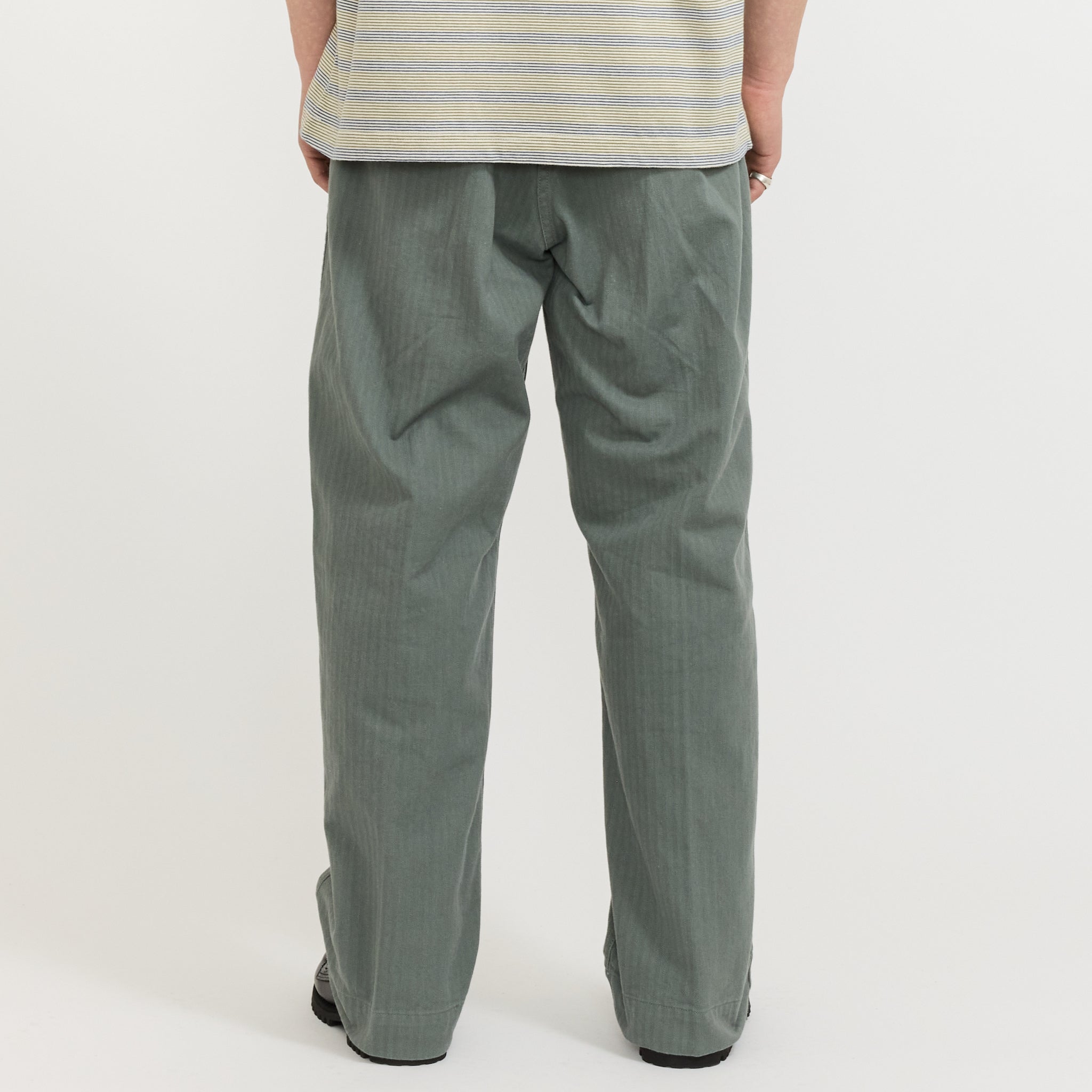 MIL Trousers Herringbone Sage