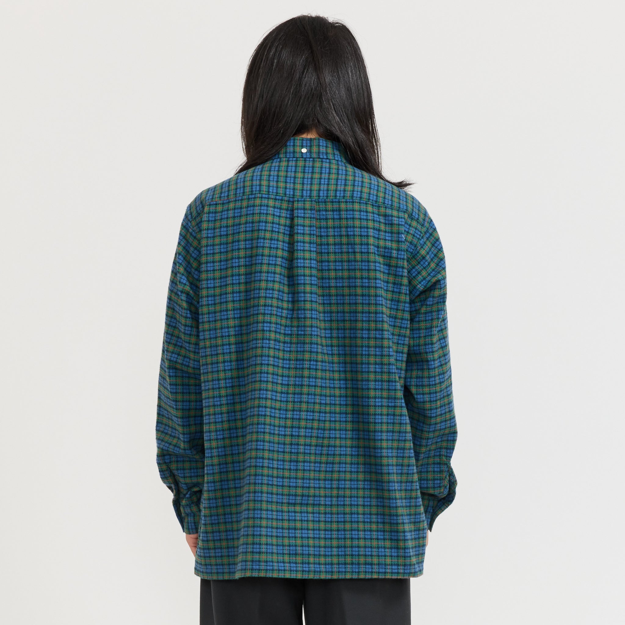 Open B.D. Dobby Plaid Blue Plaid