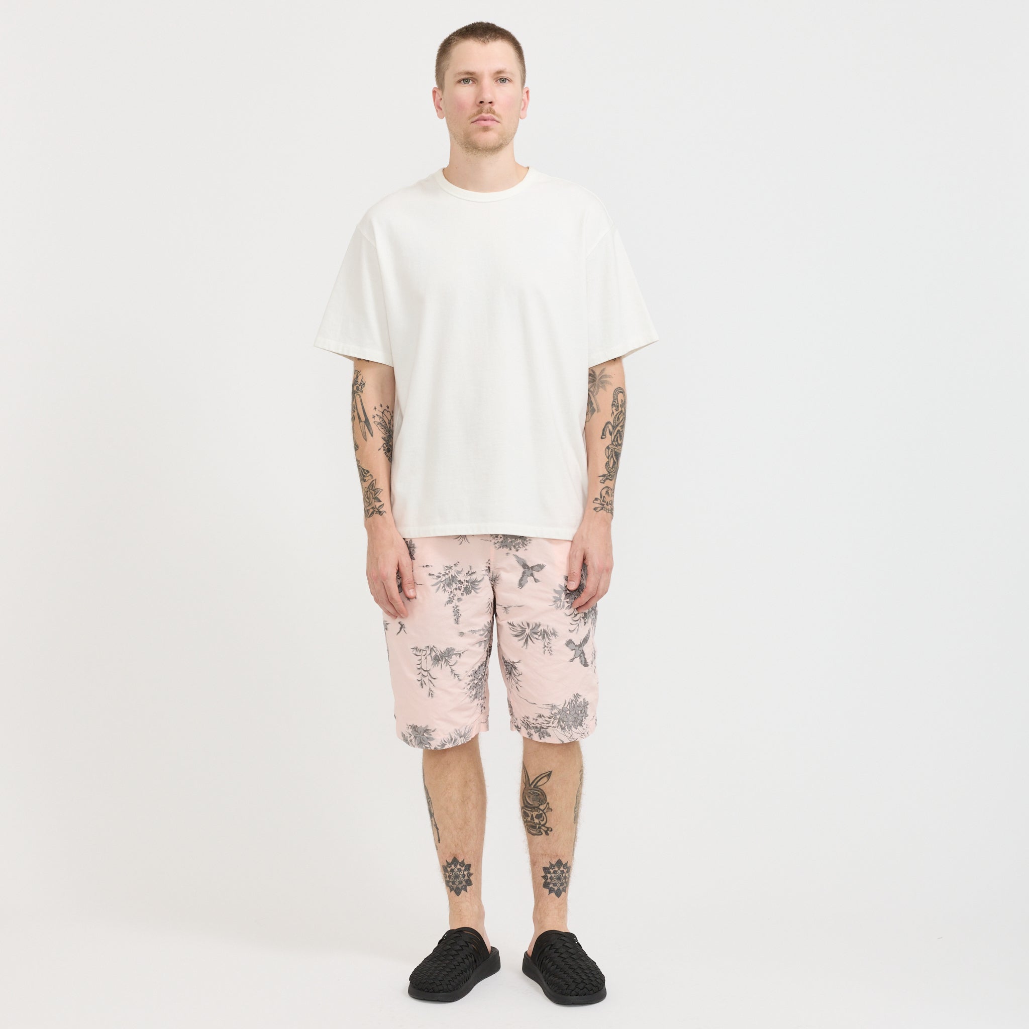 Easy Shorts Cut Jacquard Pink