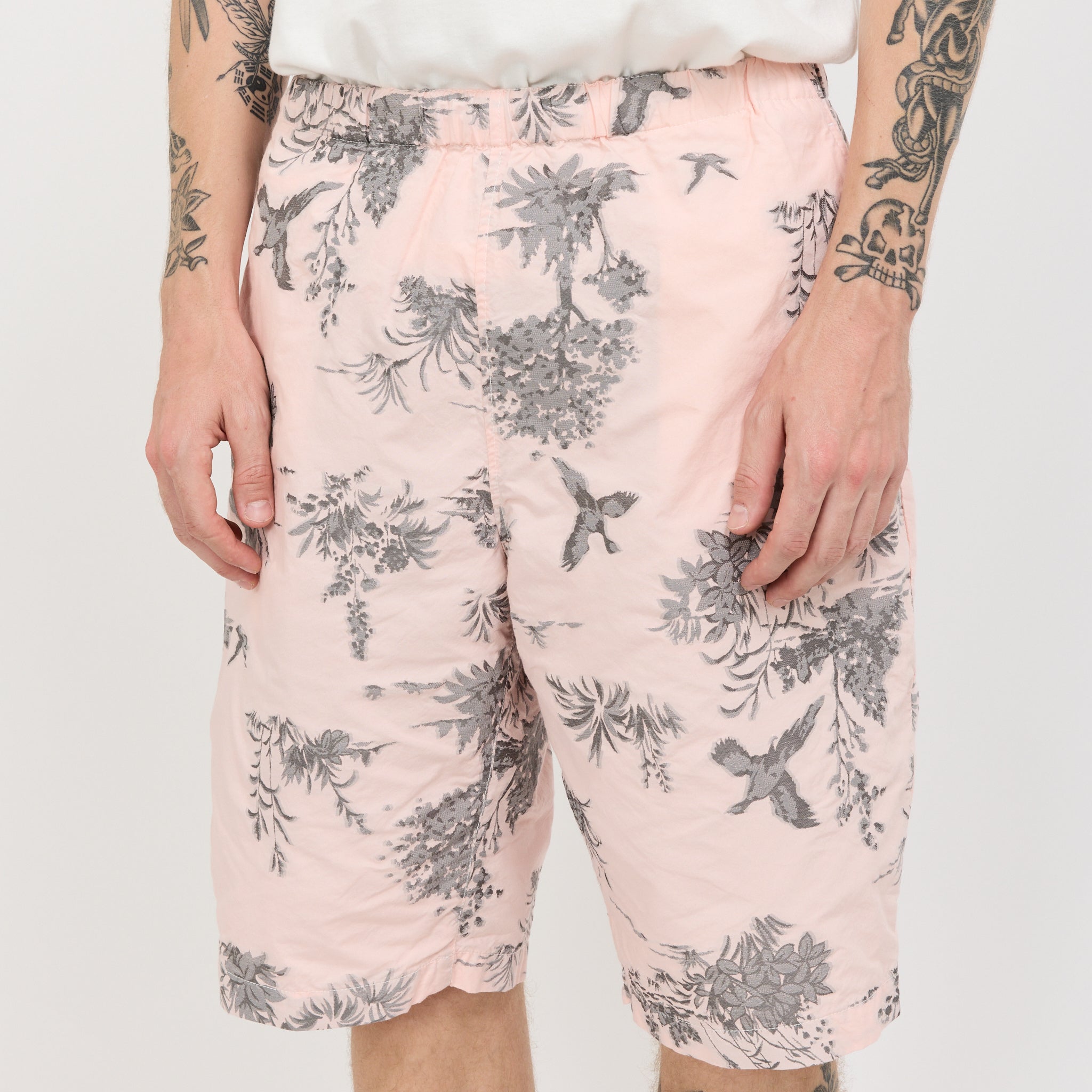 Easy Shorts Cut Jacquard Pink
