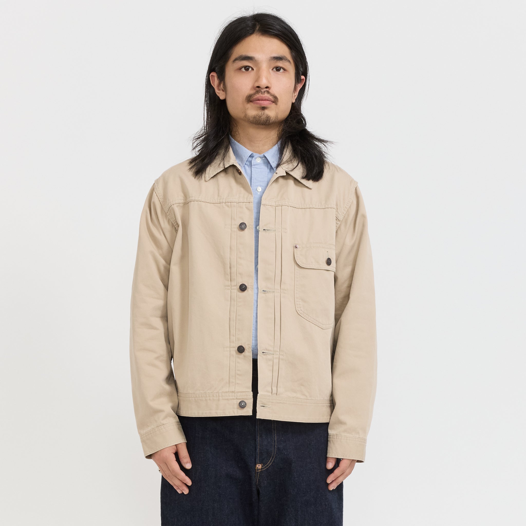Beams Plus | Digger Jacket 62 Twill Beige | Maplestore