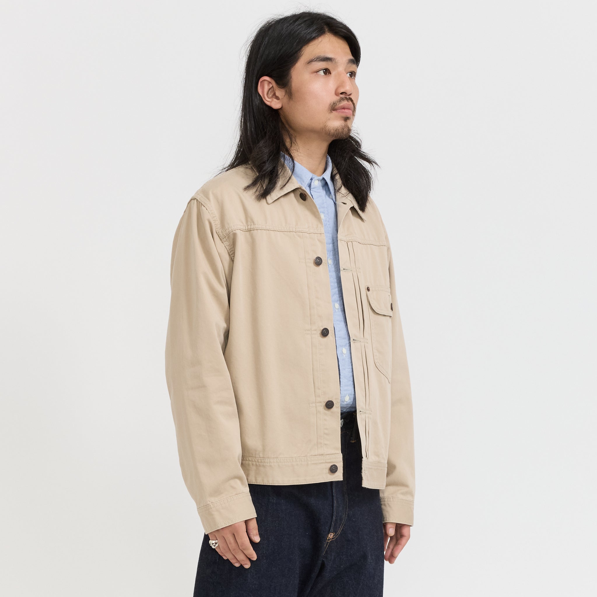 Beams Plus | Digger Jacket 62 Twill Beige | Maplestore