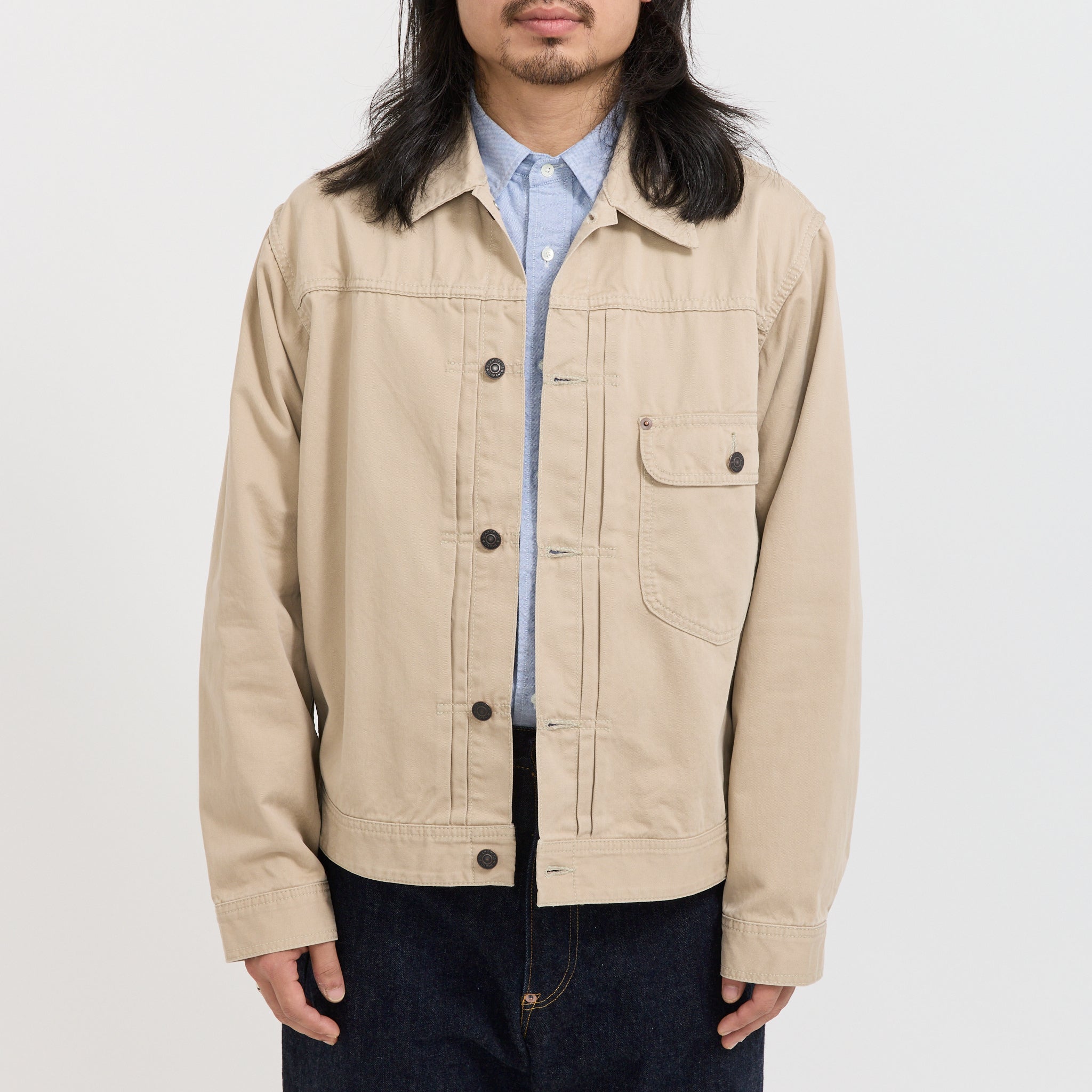 Beams Plus | Digger Jacket 62 Twill Beige | Maplestore