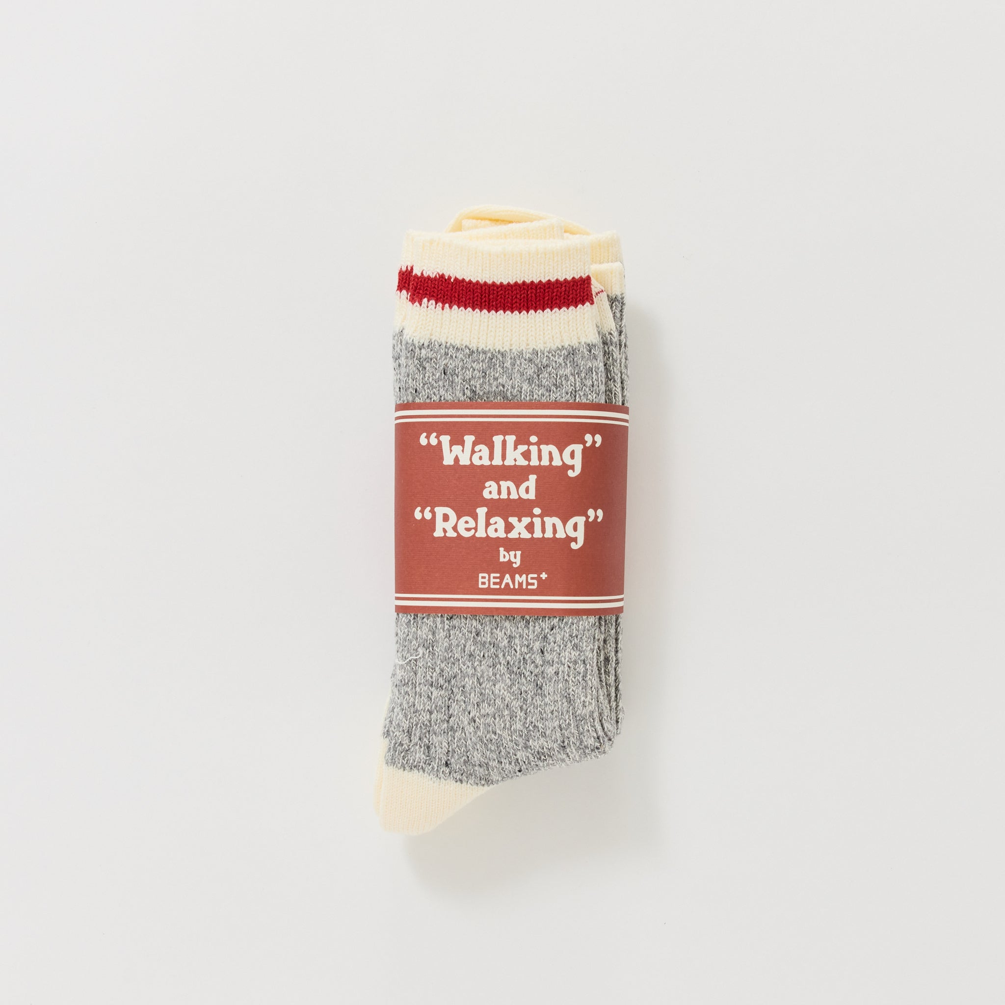 Rag Socks Grey/Red
